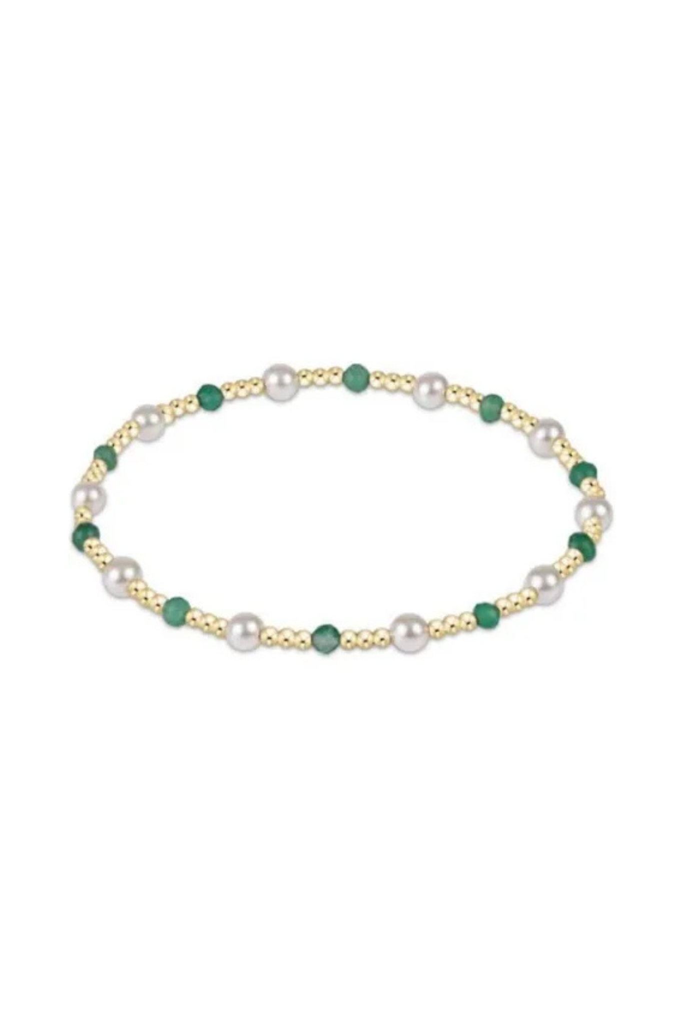 Enewton Green Onyx 4mm Pearl Sincerity Bracelet - Be You Boutique