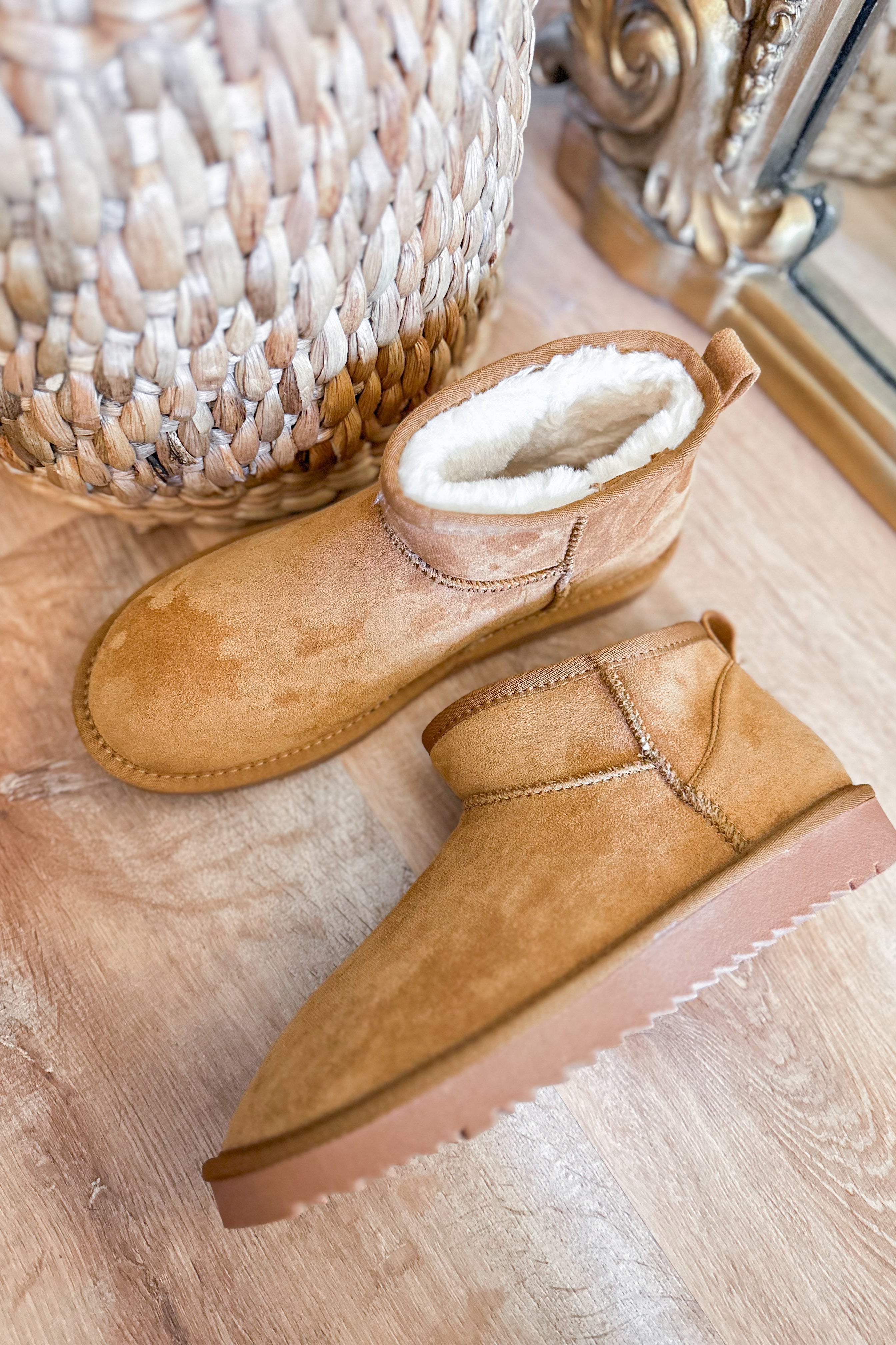 Soda Mutual Sherpa Lined Ankle Bootie - Be You Boutique