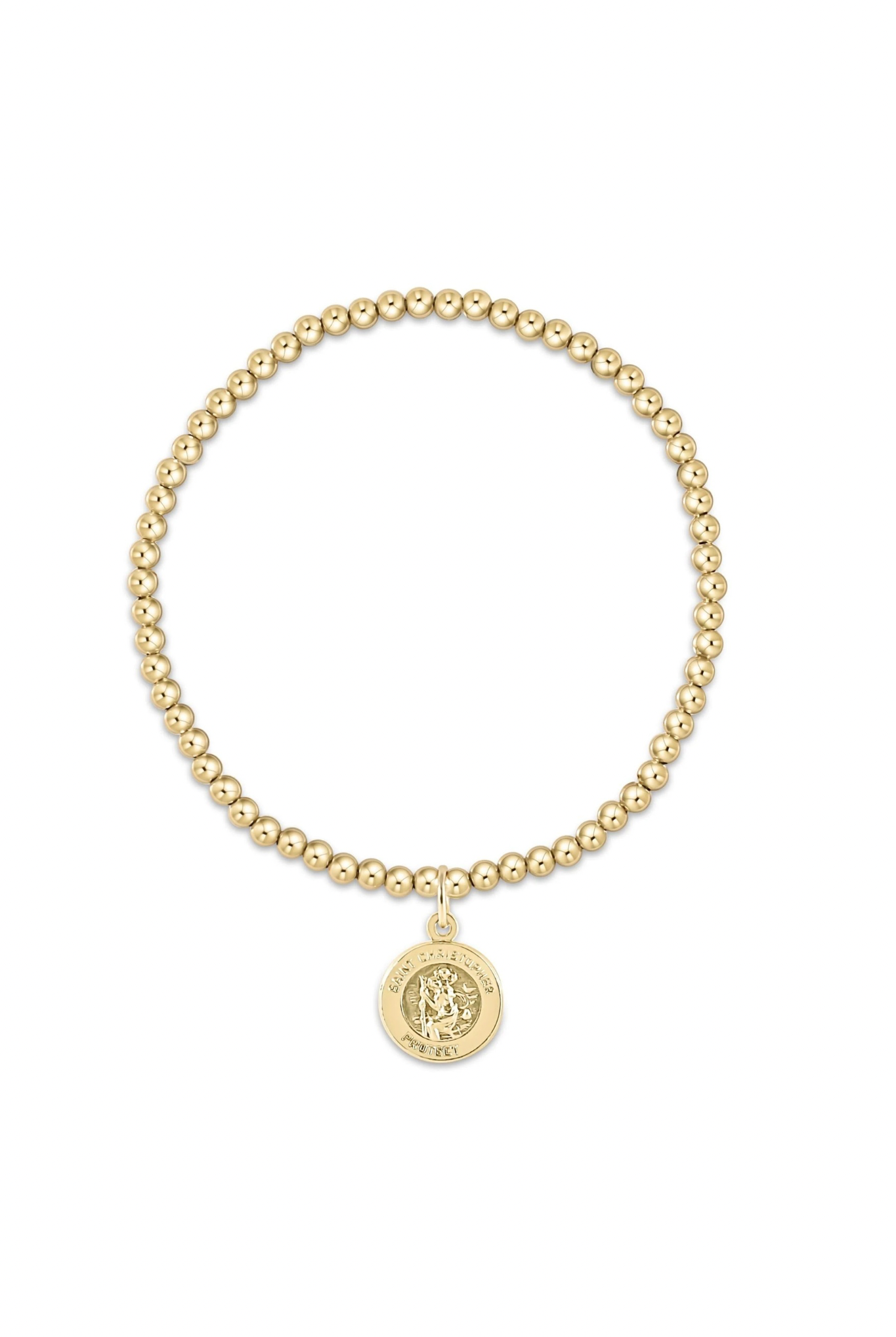 Enewton 3mm Protection Gold Disc Bracelet - Be You Boutique