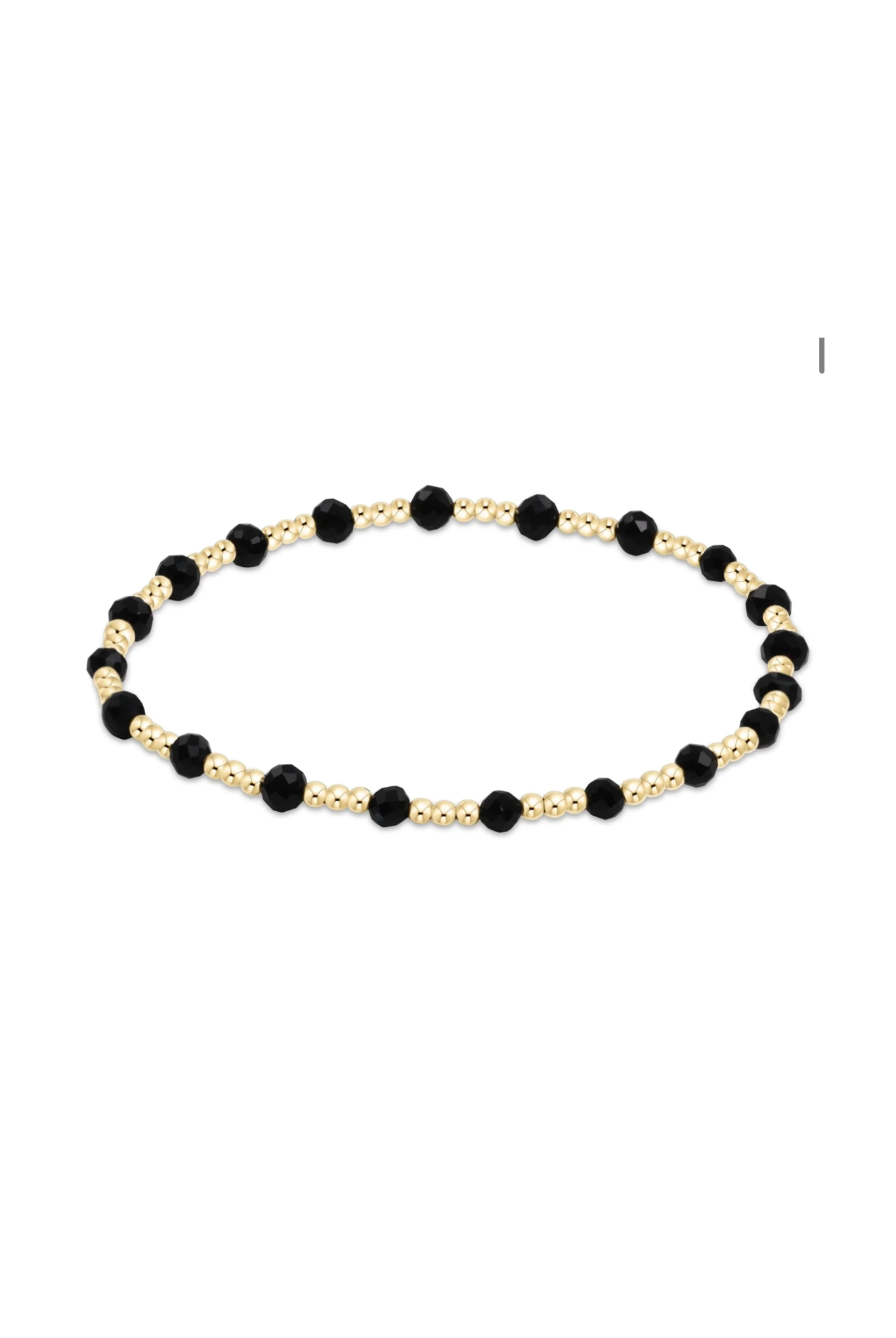 Enewton Faceted Onyx Gemstone 3mm Gold Sincerity - Be You Boutique