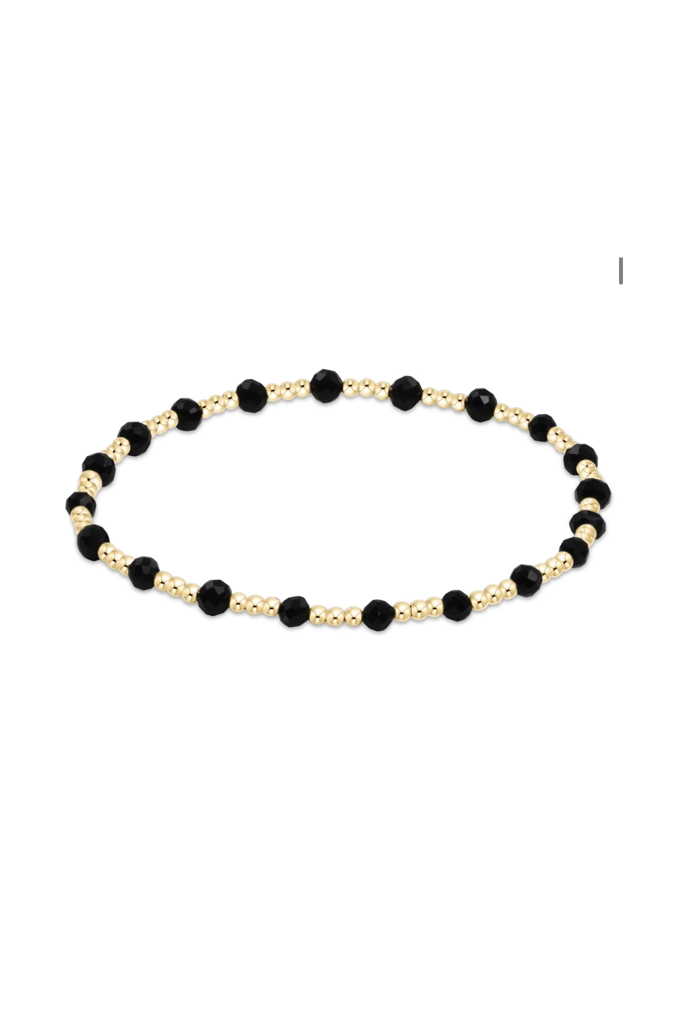 Enewton Faceted Onyx Gemstone 3mm Gold Sincerity - Be You Boutique