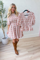 Rhonda Floral Ruffle Trim Dress - Be You Boutique