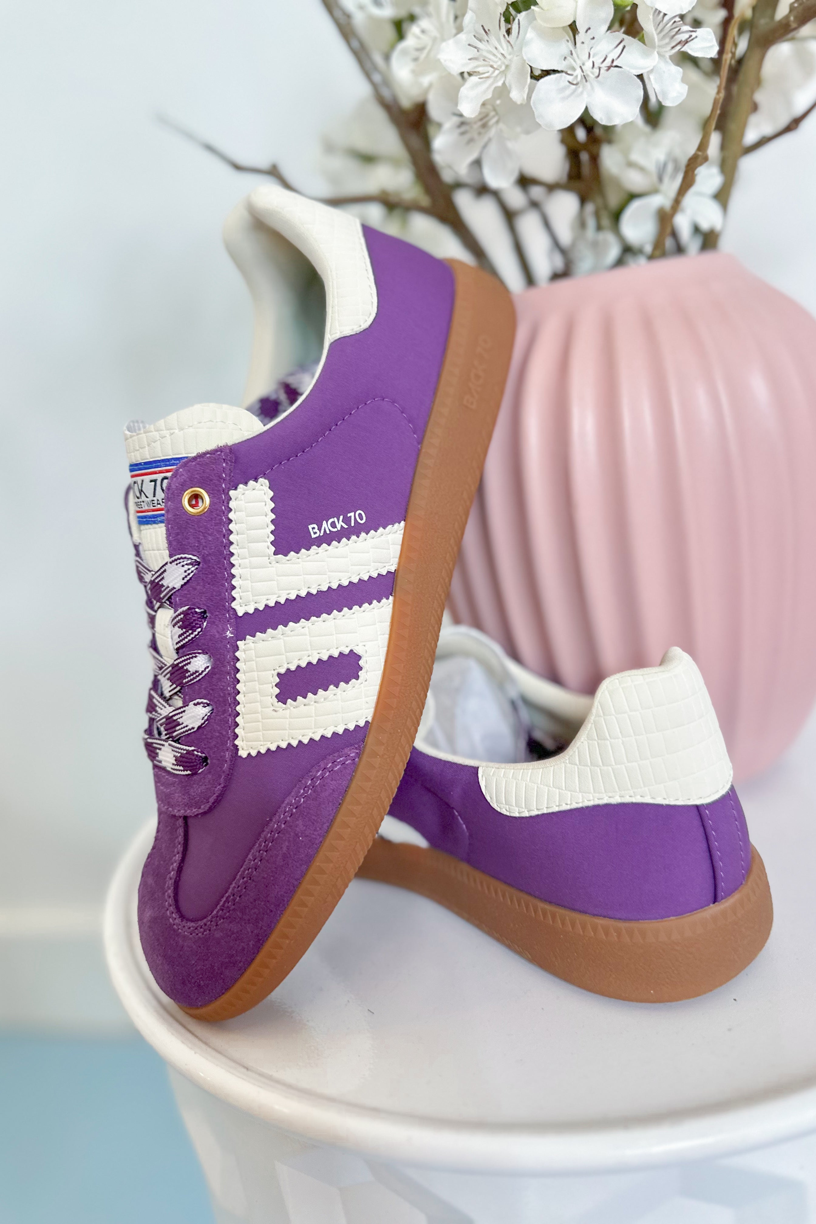 BACK70 Ghost Sneaker in Purple Milk - Be You Boutique