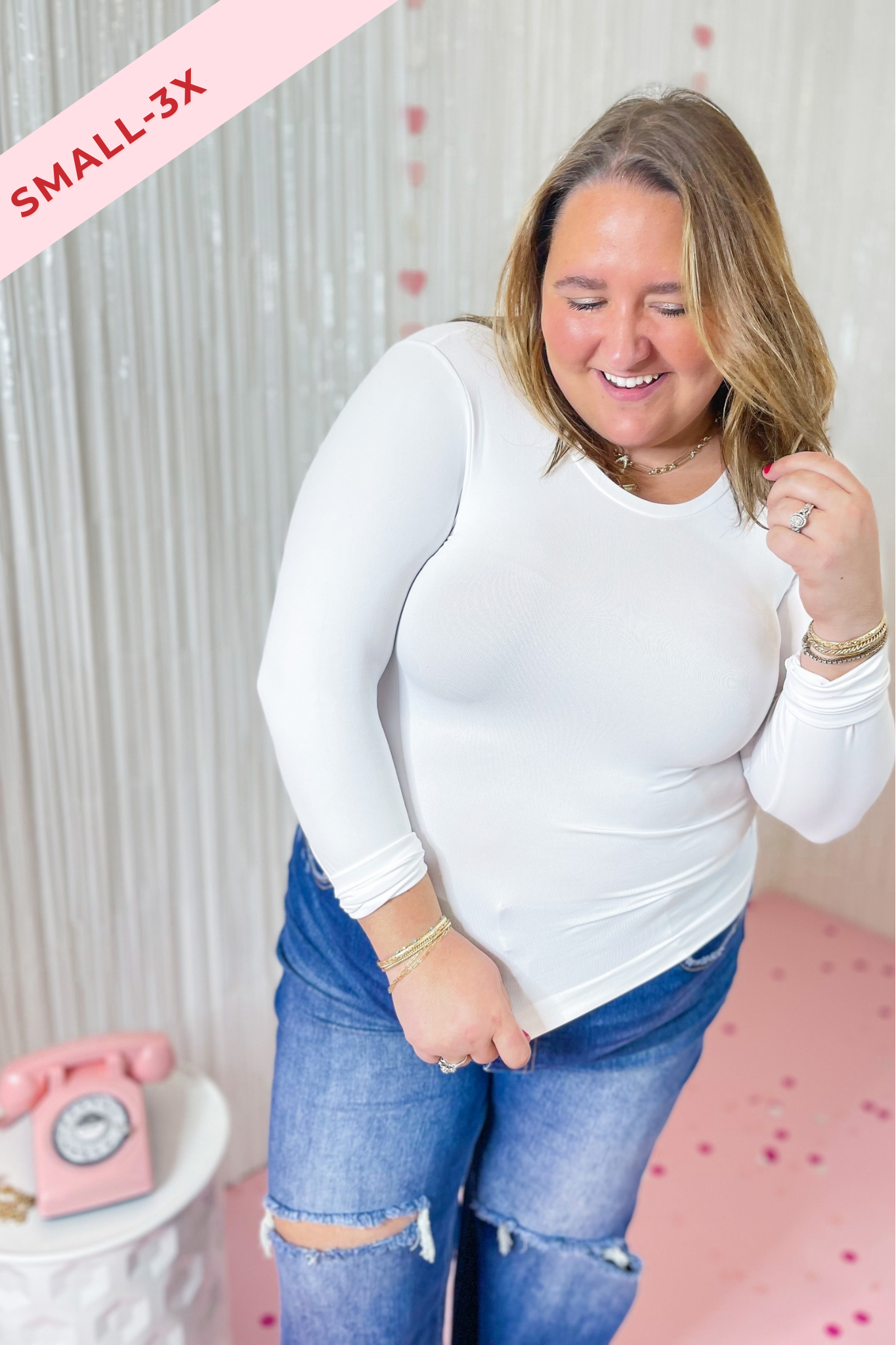 Katelyn Seamless Basic Round Neck Long Sleeve Top - Be You Boutique