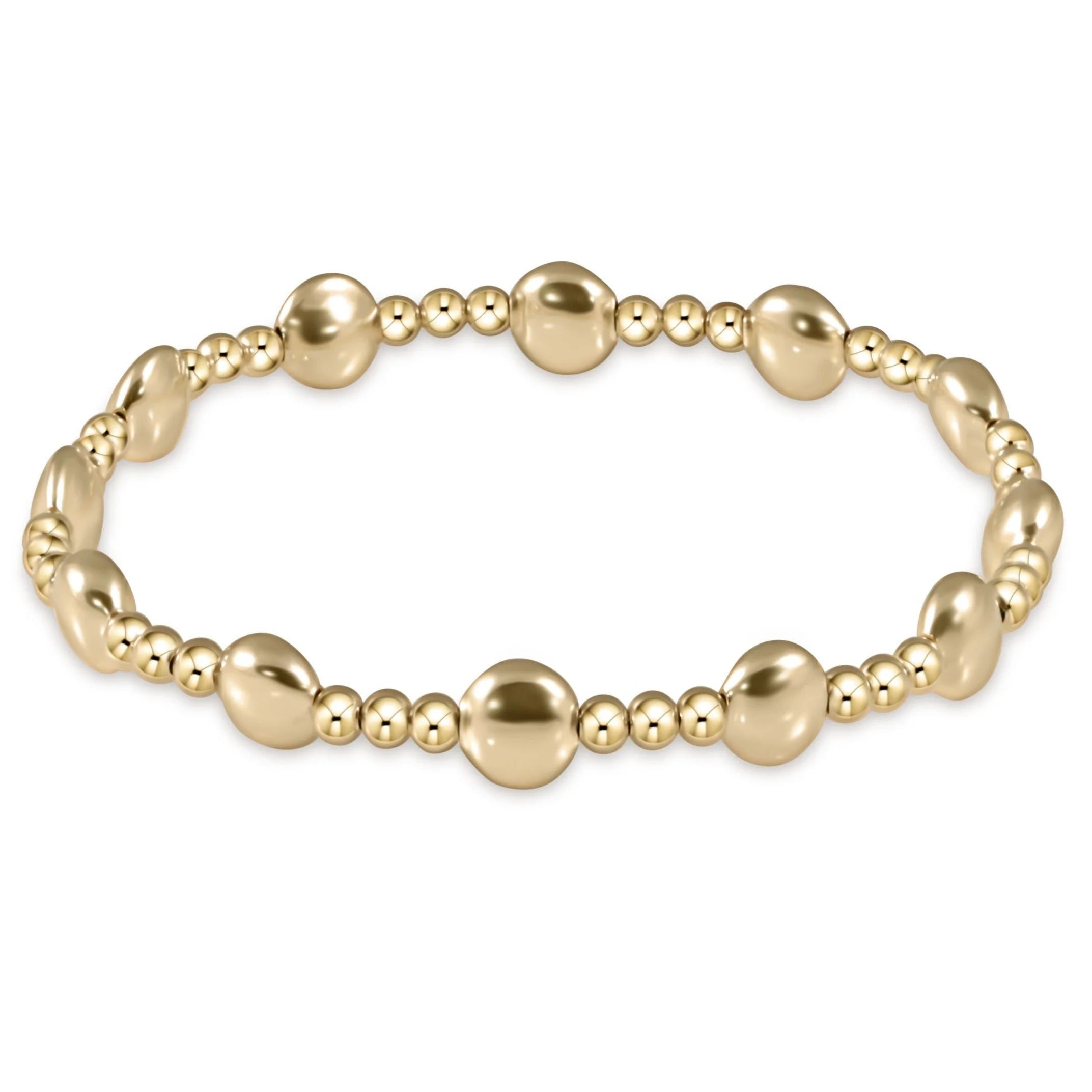 Enewton 6mm Honesty Sincerity Gold Bead Bracelet - Be You Boutique