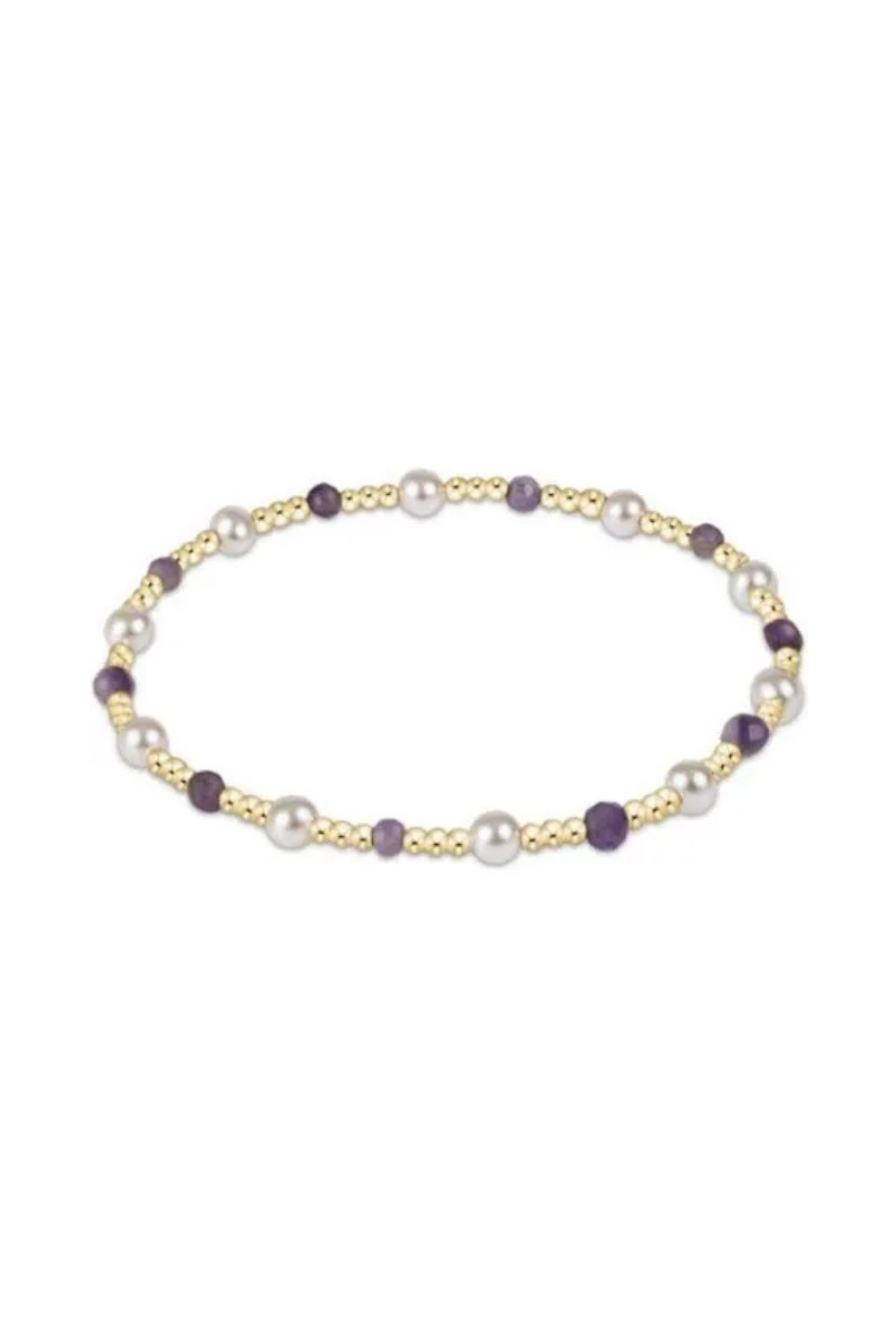 Enewton Amethyst 4mm Pearl Sincerity Bracelet - Be You Boutique