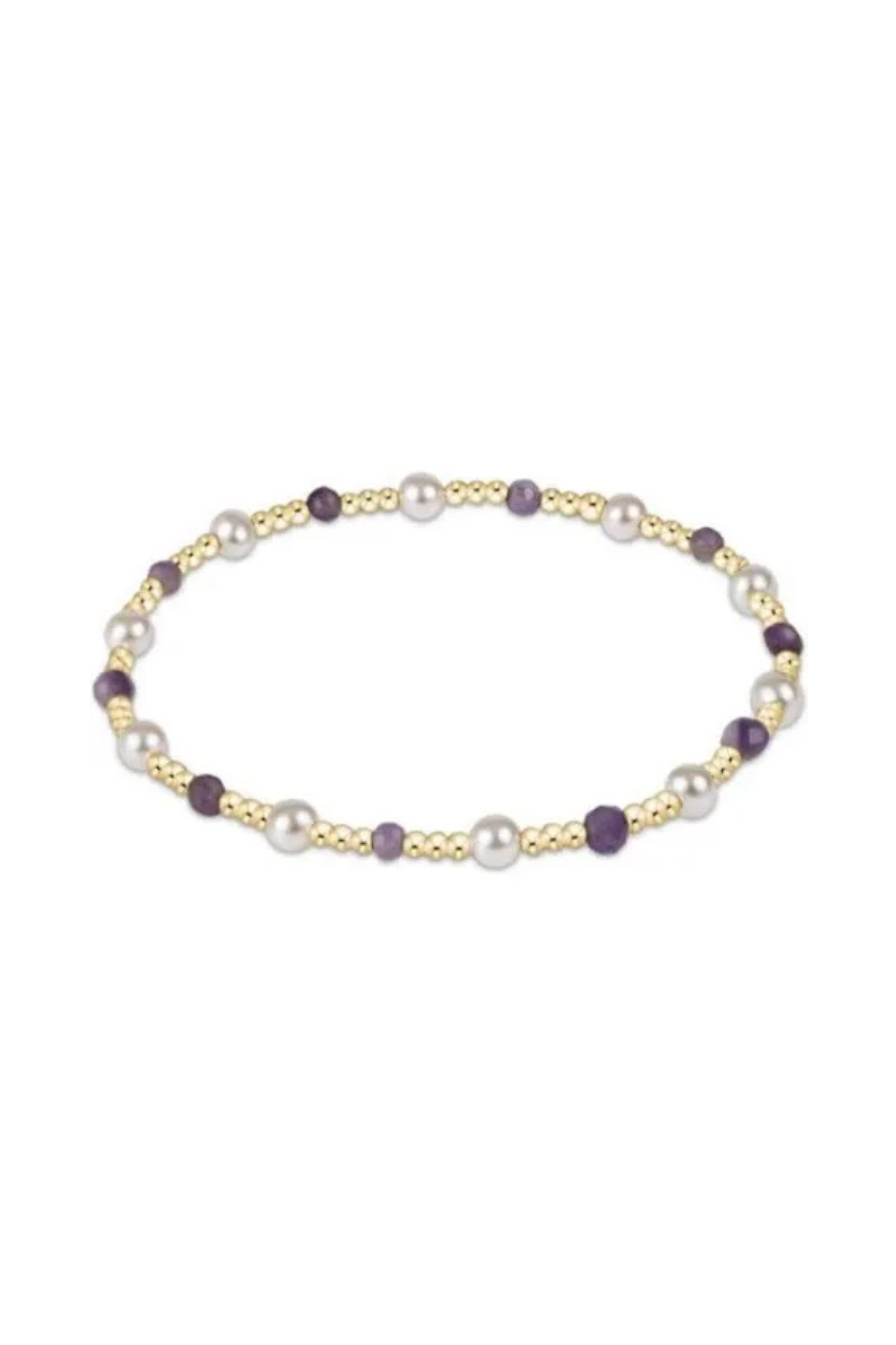 Enewton Amethyst 4mm Pearl Sincerity Bracelet - Be You Boutique