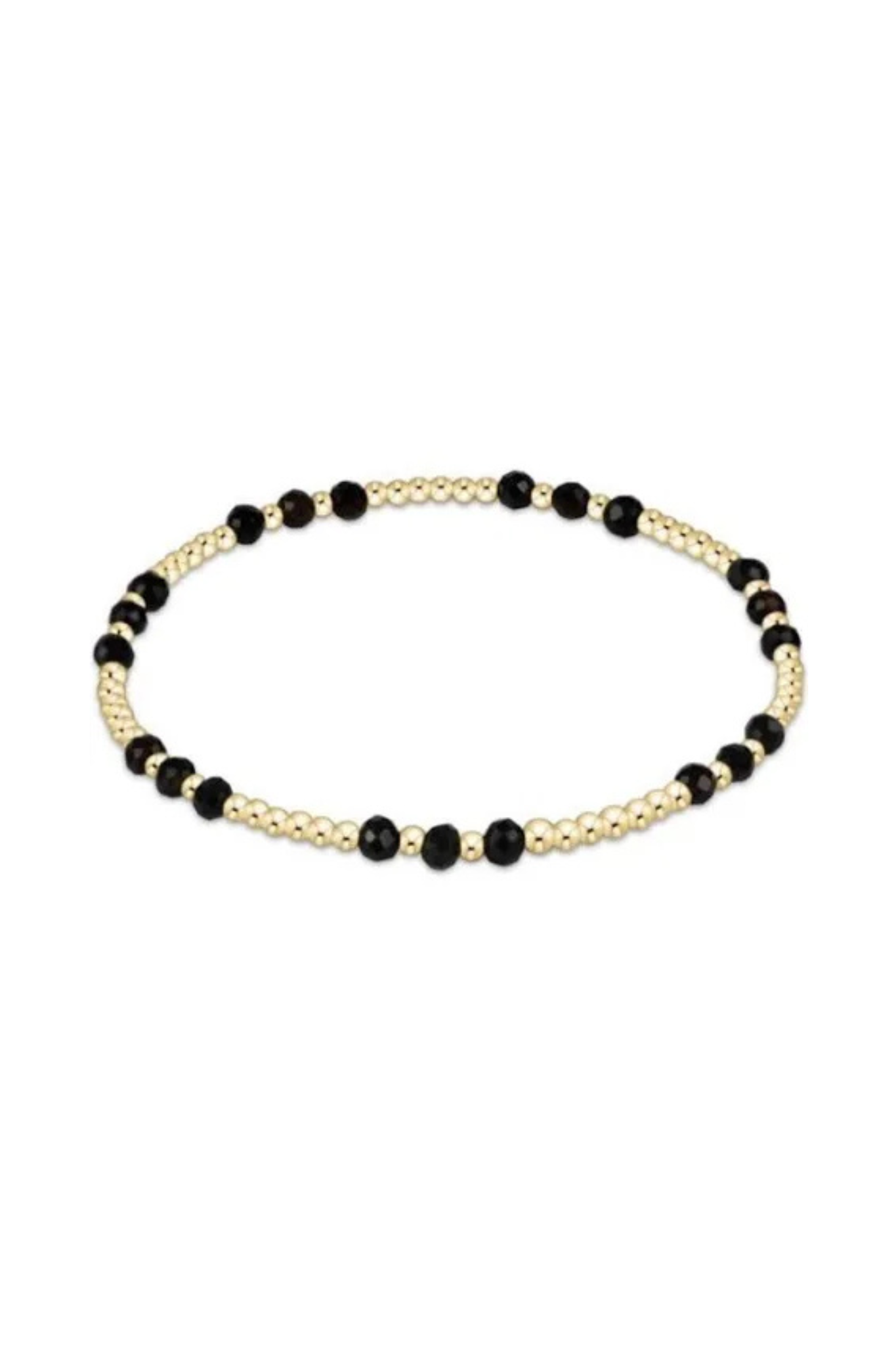 Enewton Faceted Onyx Gold Joy Bracelet - Be You Boutique