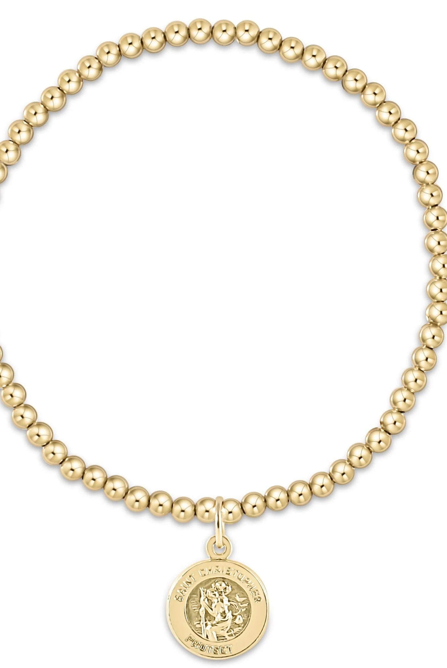 Enewton 3mm Protection Gold Disc Bracelet - Be You Boutique
