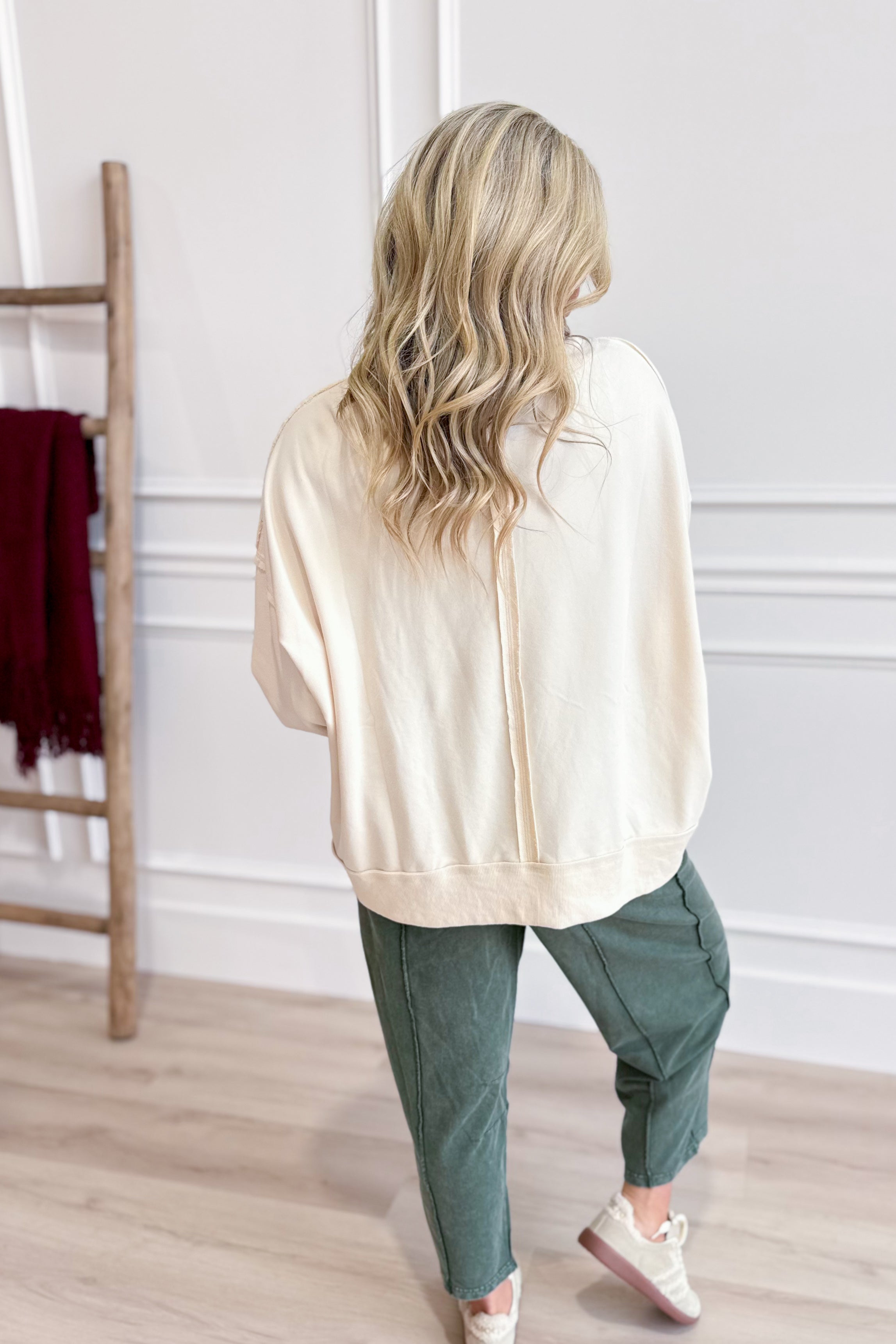 Autumn Multi Print Patchwork Pullover - Be You Boutique