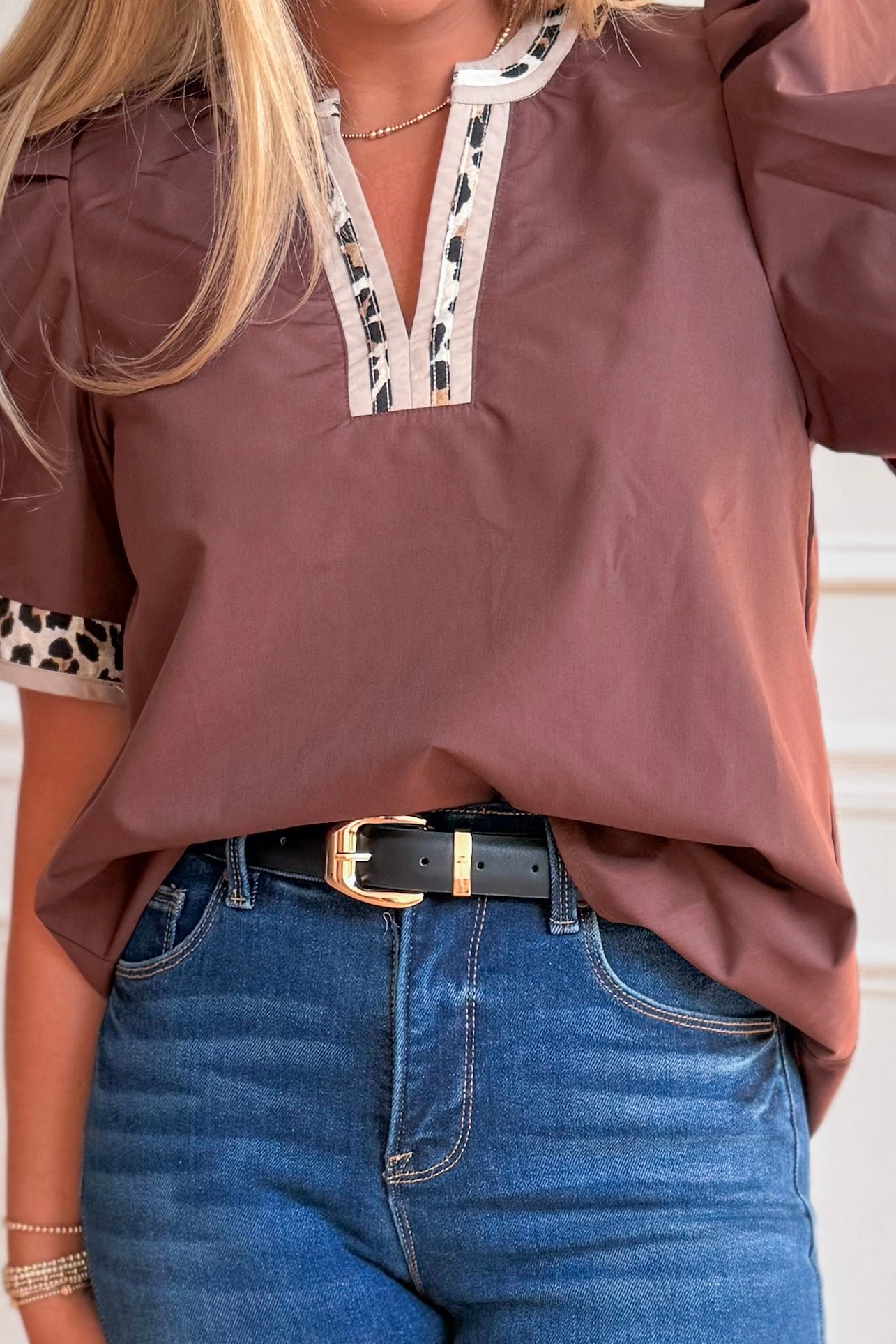 Squared Bubbled U Buckled Belt (multi) - Be You Boutique