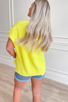 Corina Sweater Knit Short Sleeve Top - Be You Boutique