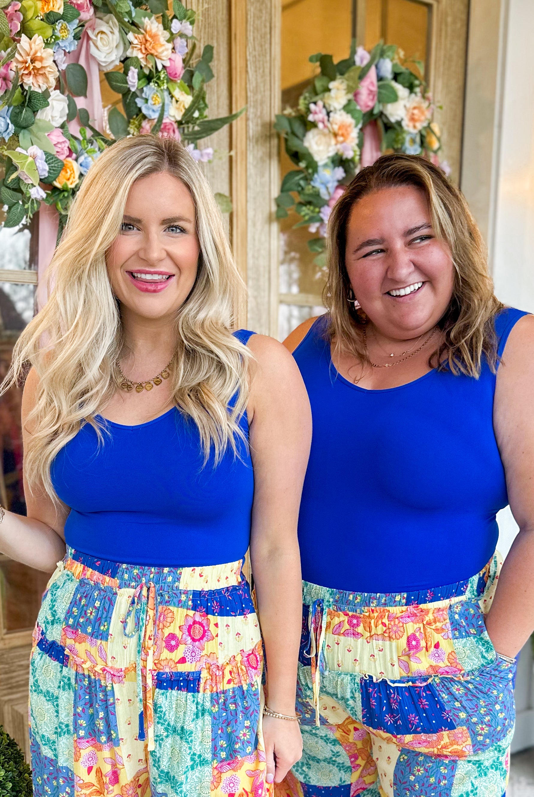 Cathy Basic Reversible Seamless Tank ~ Royal Blue - Be You Boutique