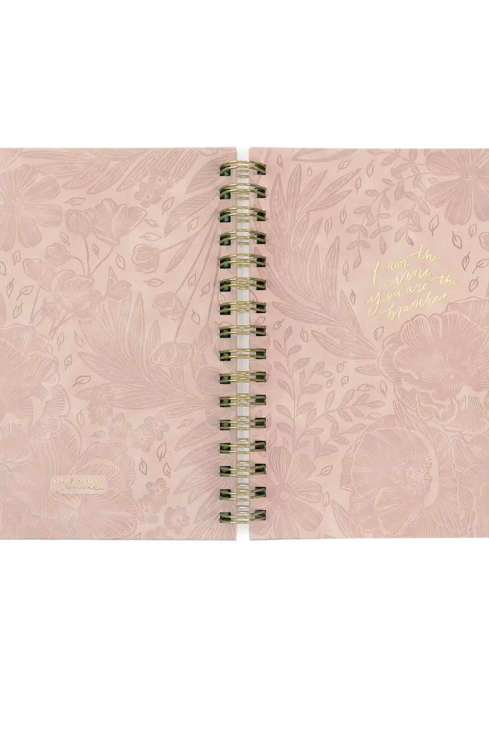 Undated 12-month planner from HOSANNA REVIVAL featuring a sleek design, perfect for organizing schedules and appointments.