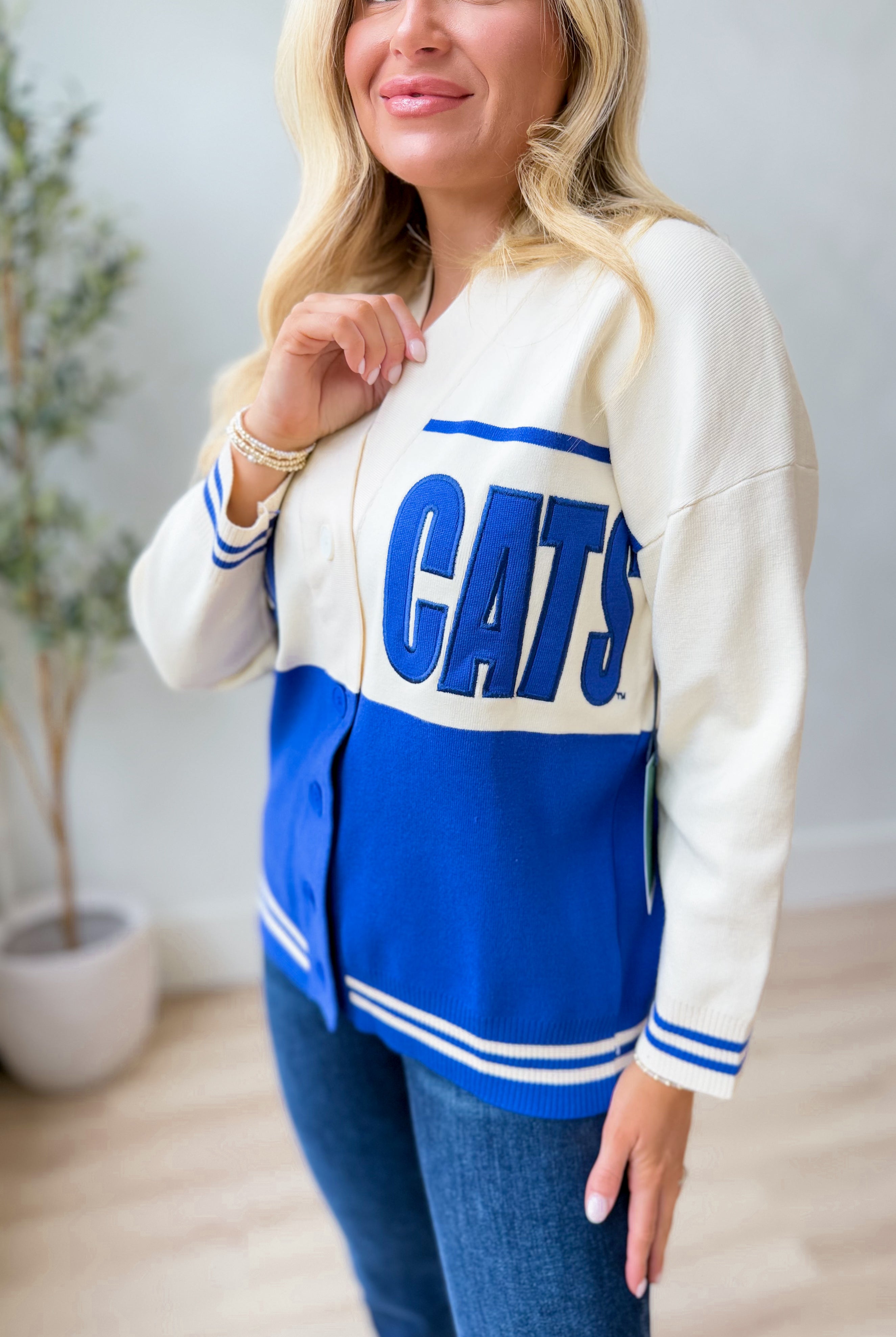 GameDay Social Carly Kentucky Game Day Cardigan - Be You Boutique