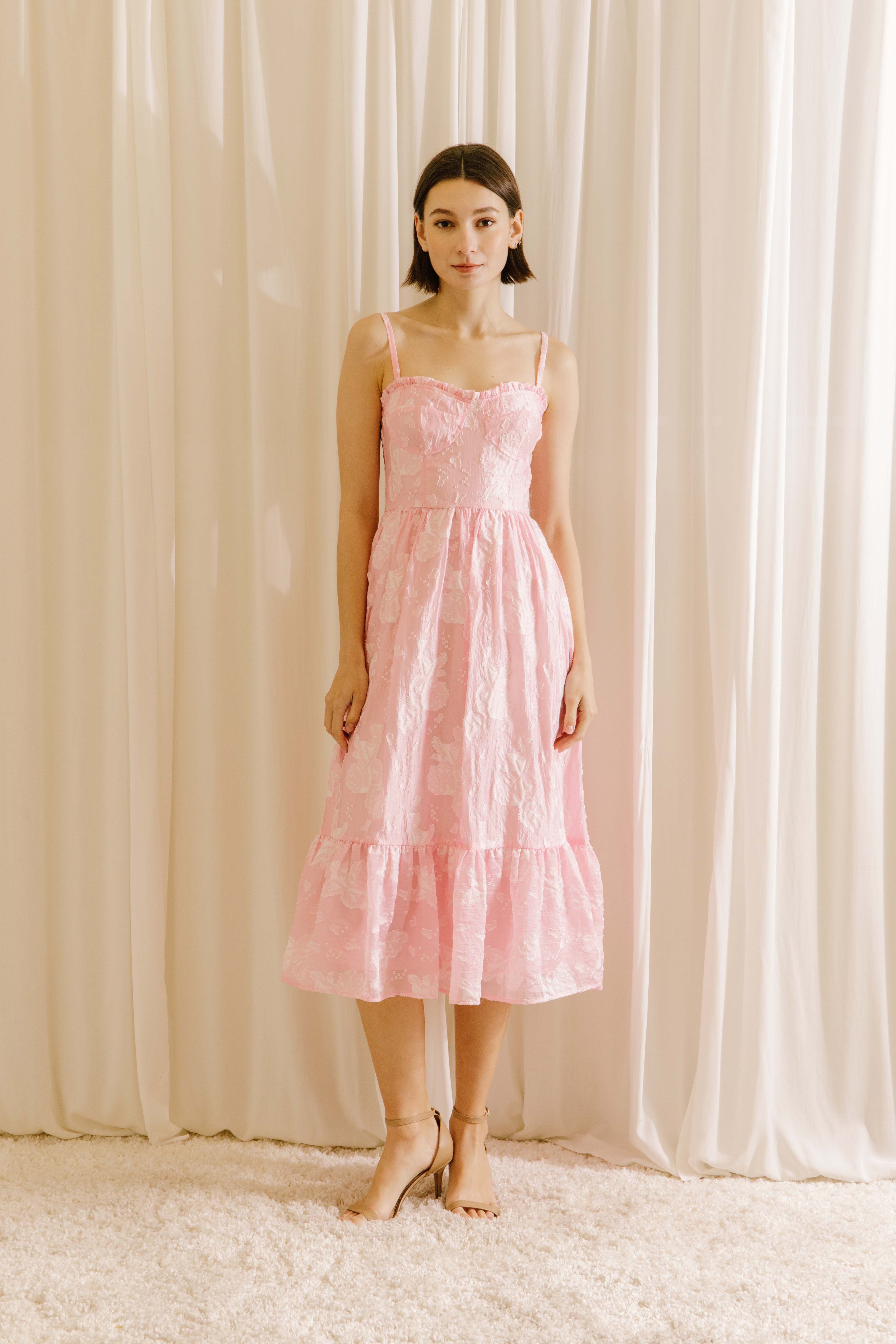 Delilah Rose and Heart Patched Dress - Be You Boutique