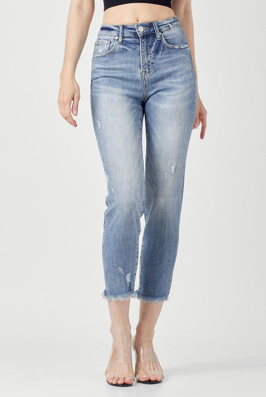Risen Chase High Rise Relaxed Skinny Jeans - Be You Boutique