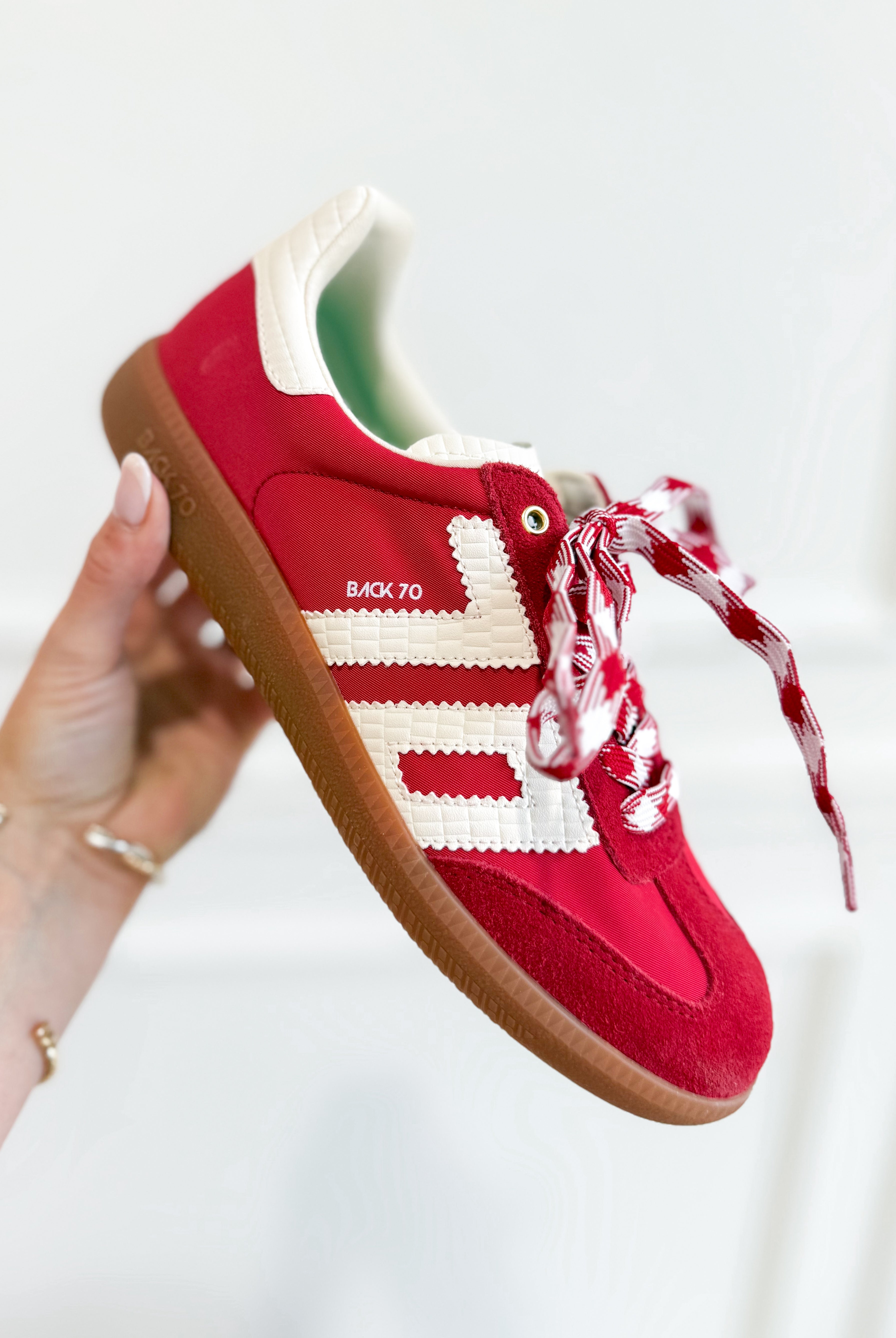 BACK70 Ghost Sneakers in Red Milk - Be You Boutique