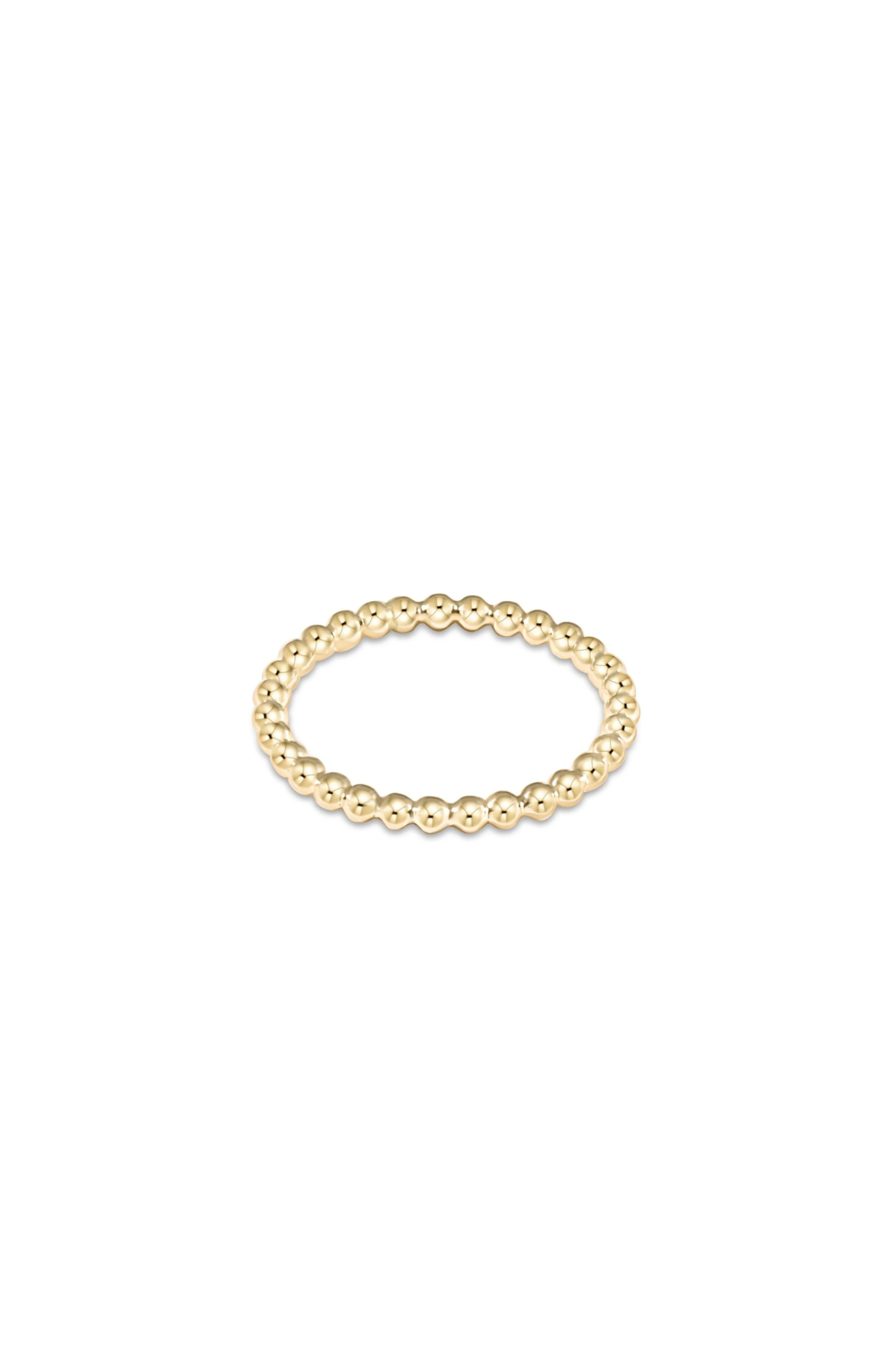 Enewton 2mm Beaded Gold Ring - Be You Boutique