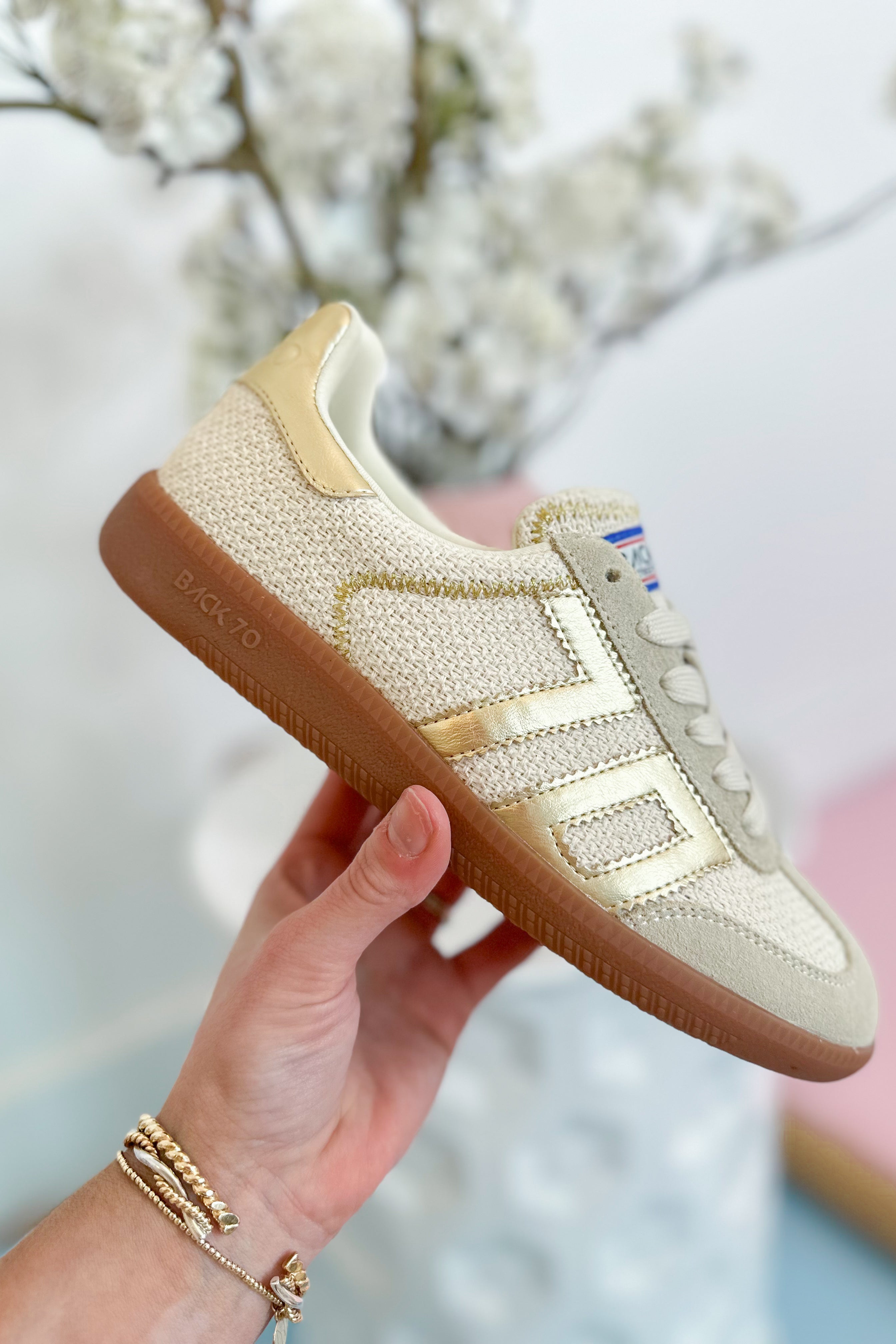 BACK70 IUTA 2512 Sneakers in Gold - Be You Boutique