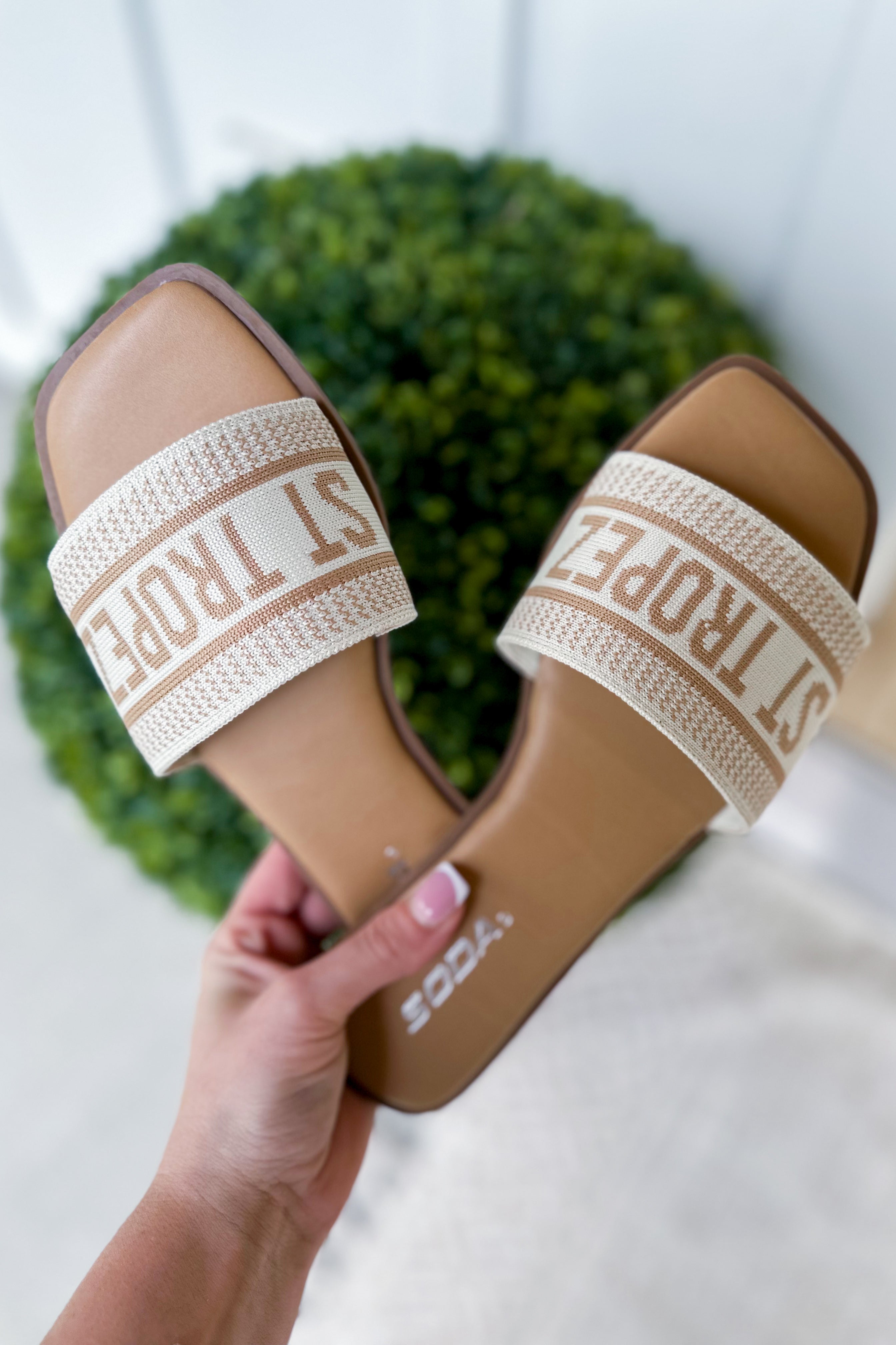 Soda Flair Square Toe City Slide Sandal *FINAL SALE* - Be You Boutique
