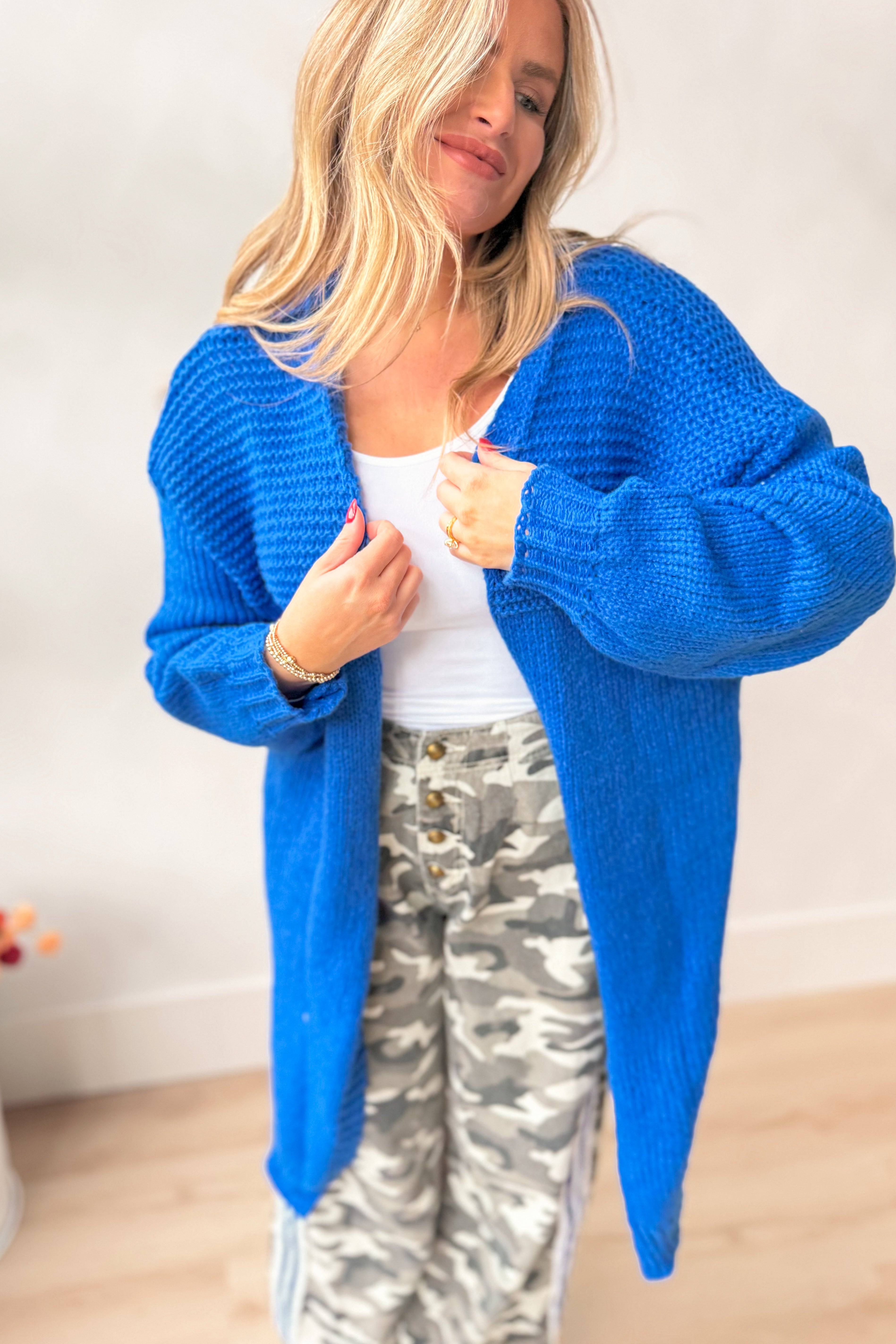 Lindsey Knitted Sweater Cardigan - Be You Boutique