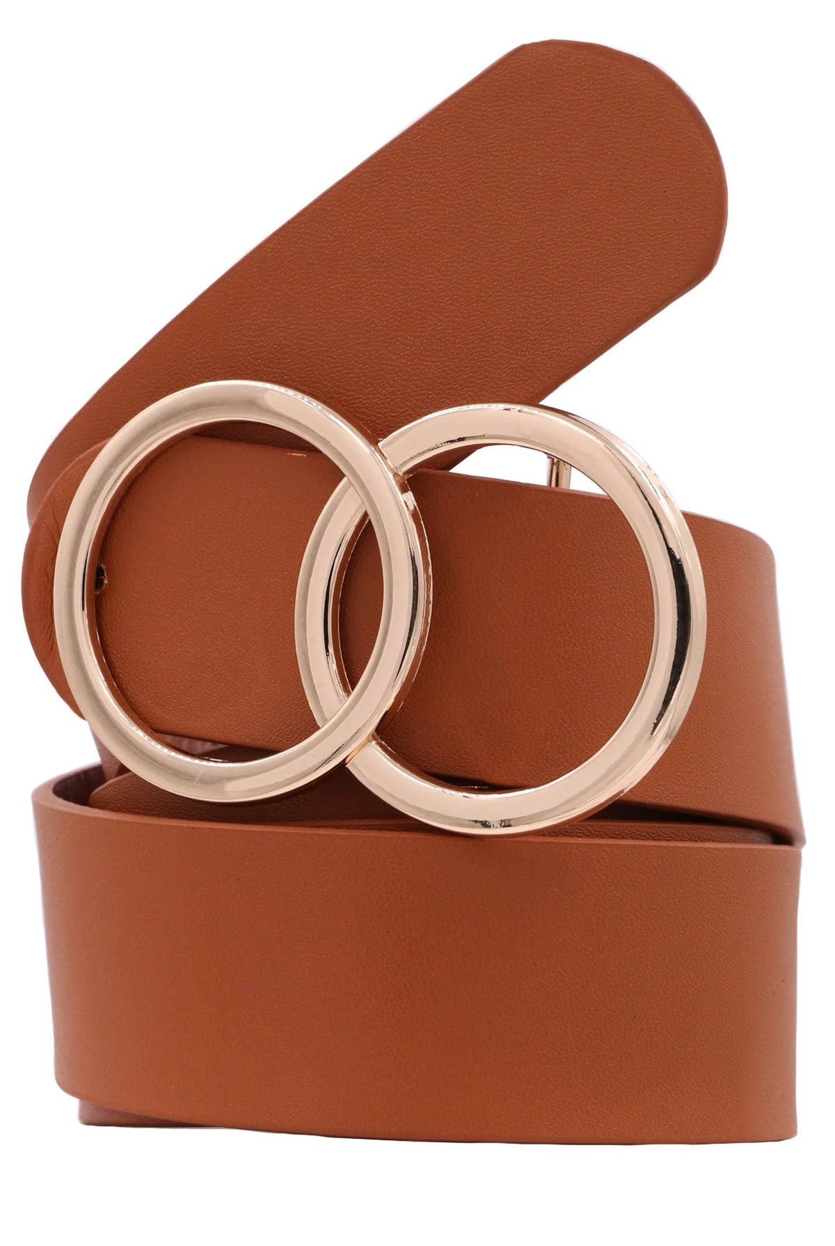 Billy Double Ring Faux Leather Belt (multi) - Be You Boutique