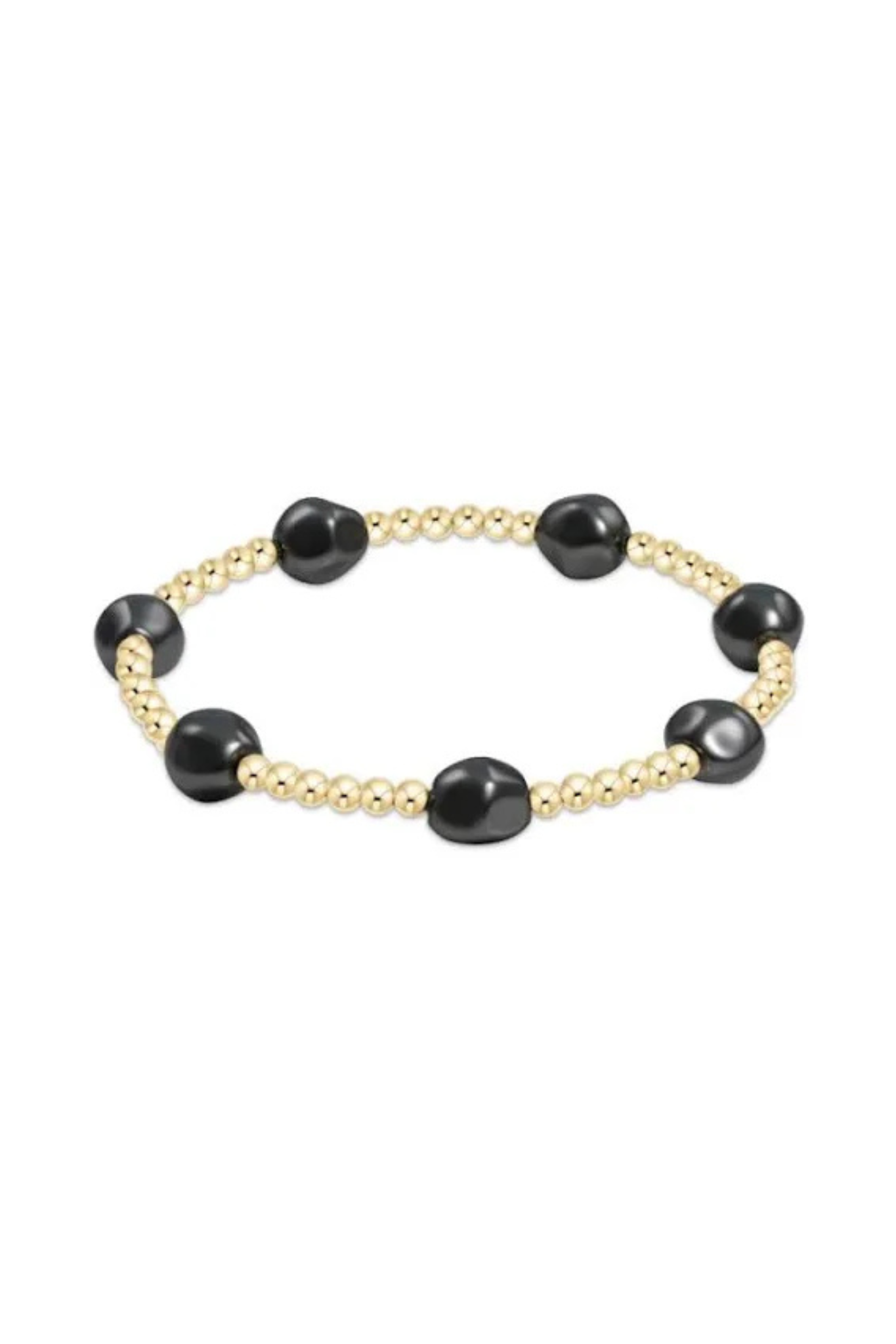 Enewton 3mm Pearl Dark Grey Admire Gold - Be You Boutique