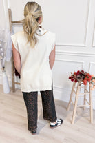 Kinlee Mock Neck Sleeveless Sweater - Be You Boutique