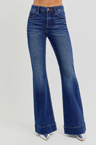 Risen Linus High Rise Tummy Control Flare Jeans - Be You Boutique