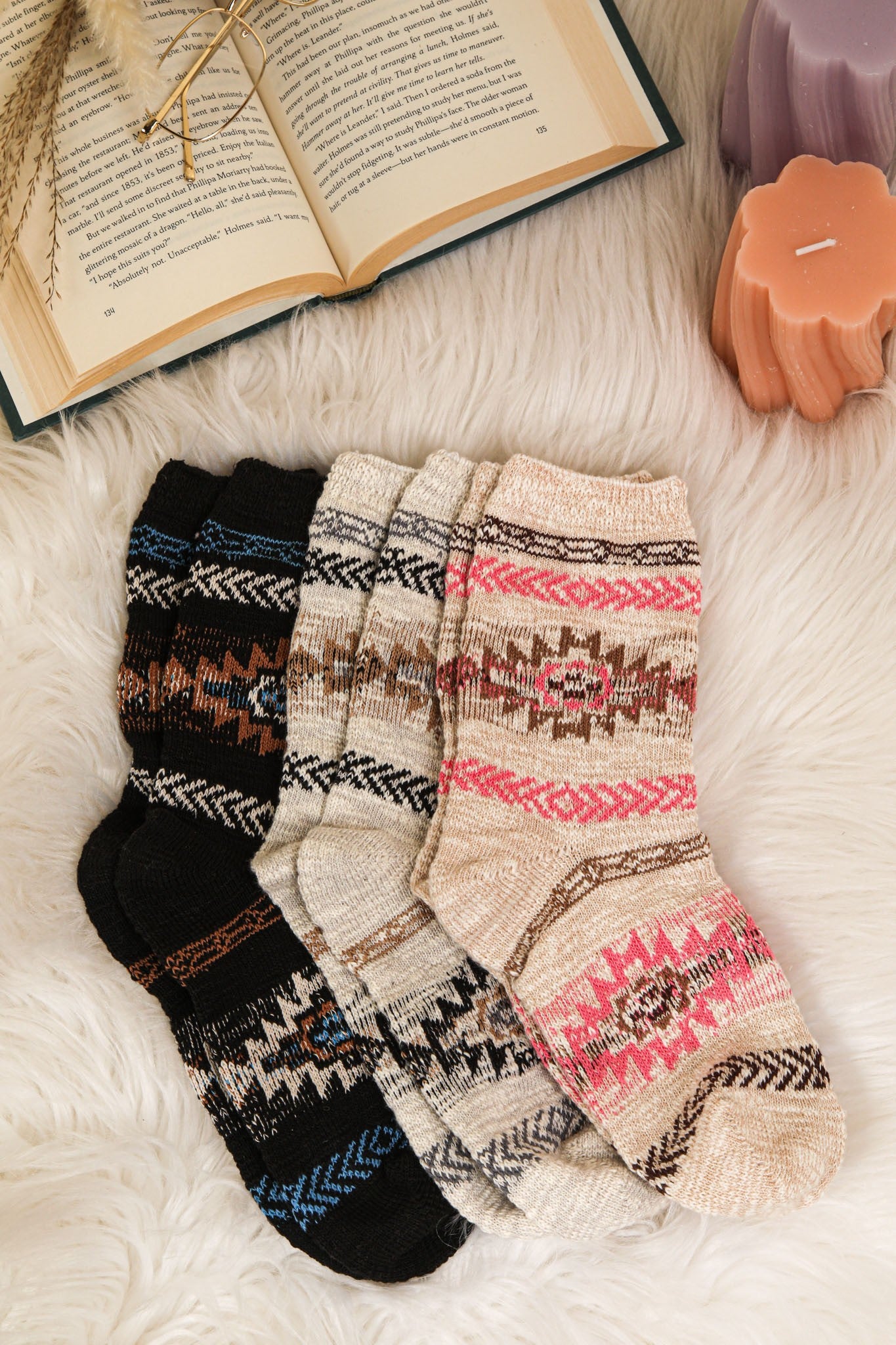 Gary Aztec Crew Sock - Be You Boutique