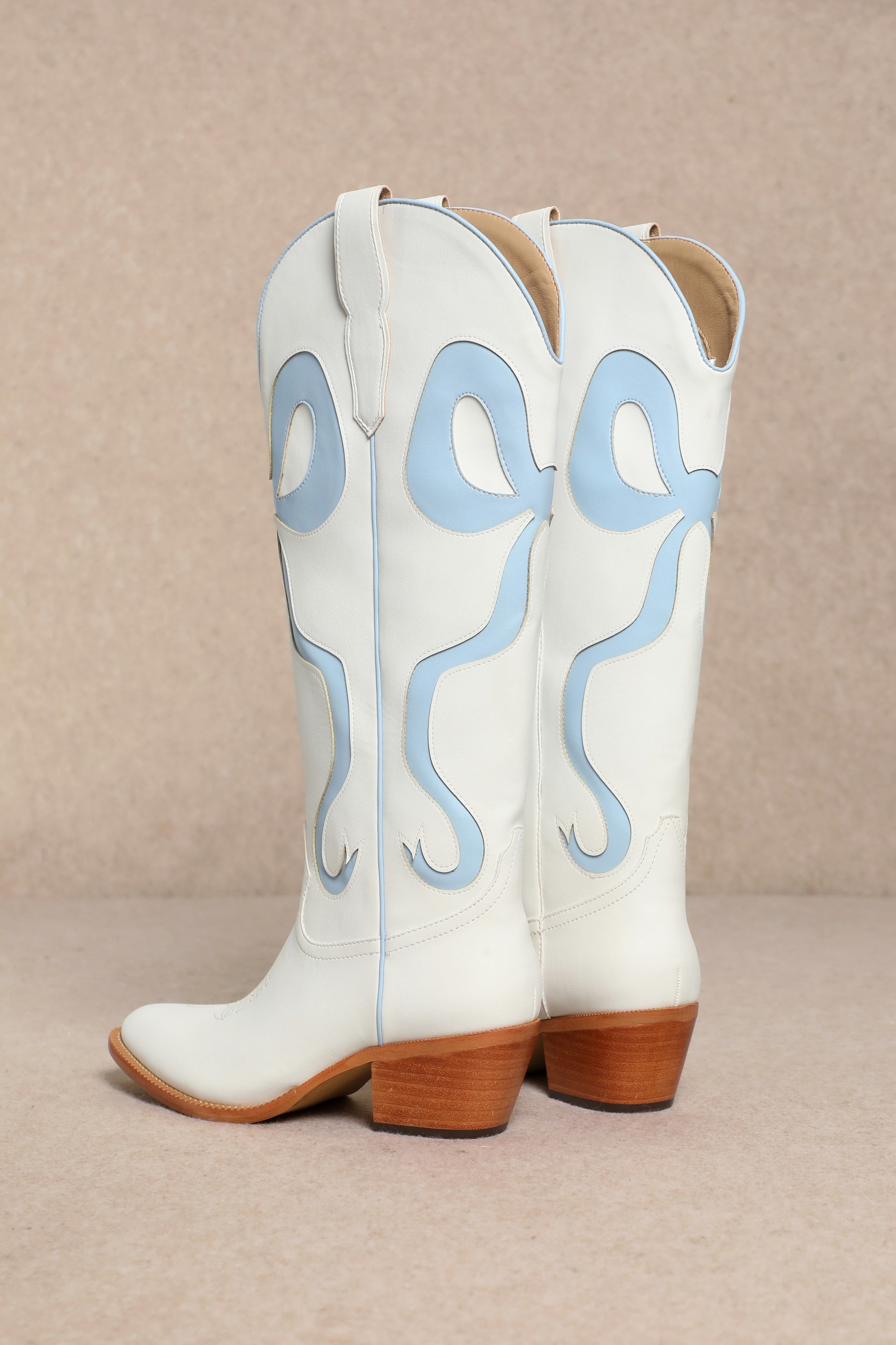 Ruby Bow Western Tall Boots - Be You Boutique