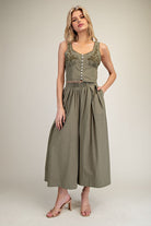 Whitney Embroidered Midi Skirt Set - Be You Boutique