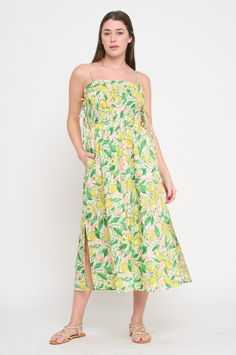 Lemon Grove Bliss Midi Dress - Be You Boutique