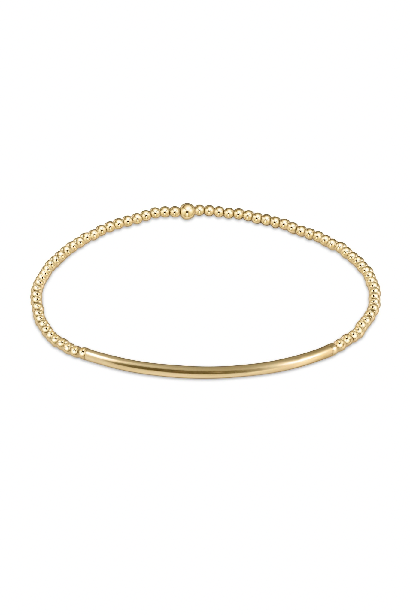 Enewton 2mm Classic Gold Bliss Bar Bracelet - Be You Boutique