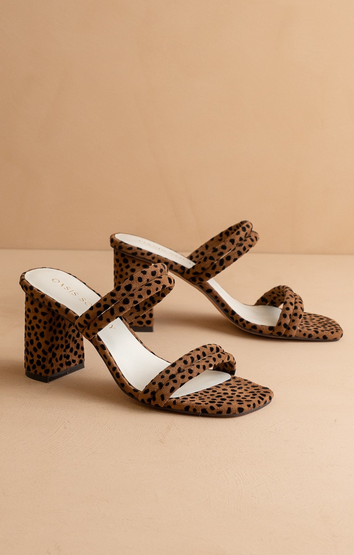 Angela Strappy Dotted Heel - Be You Boutique