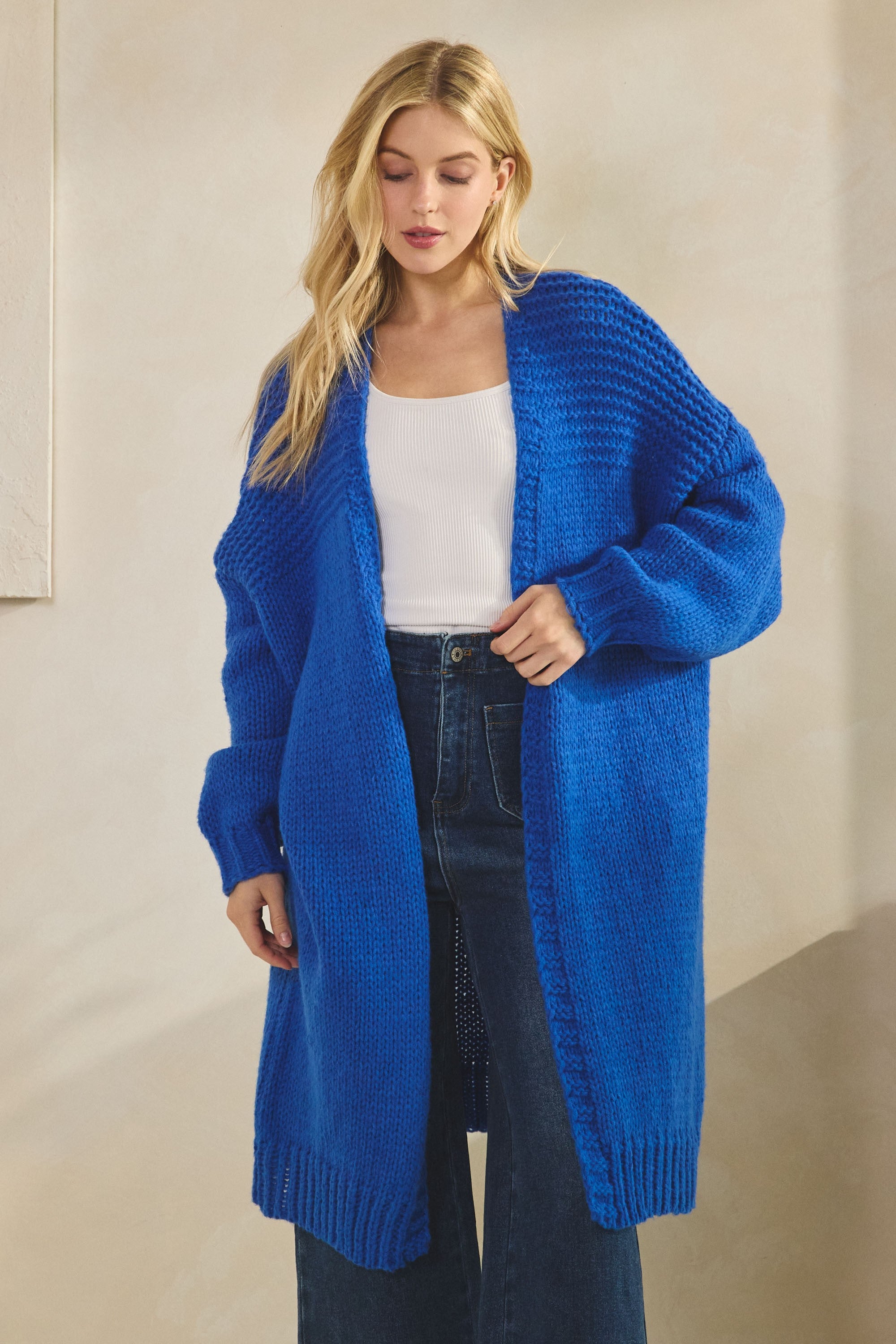 Lindsey Knitted Sweater Cardigan - Be You Boutique