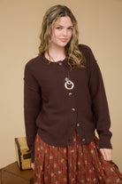 Emily Button Down Sweater Knit Cardigan - Be You Boutique