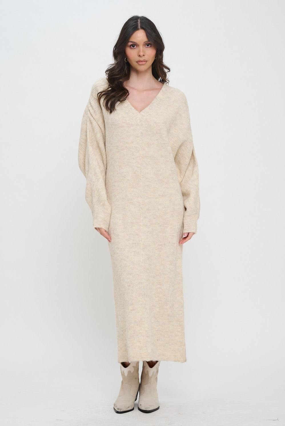 Vinny Sweater Knit Maxi Dress - Be You Boutique