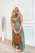 Whitney Embroidered Midi Pant Set - Be You Boutique