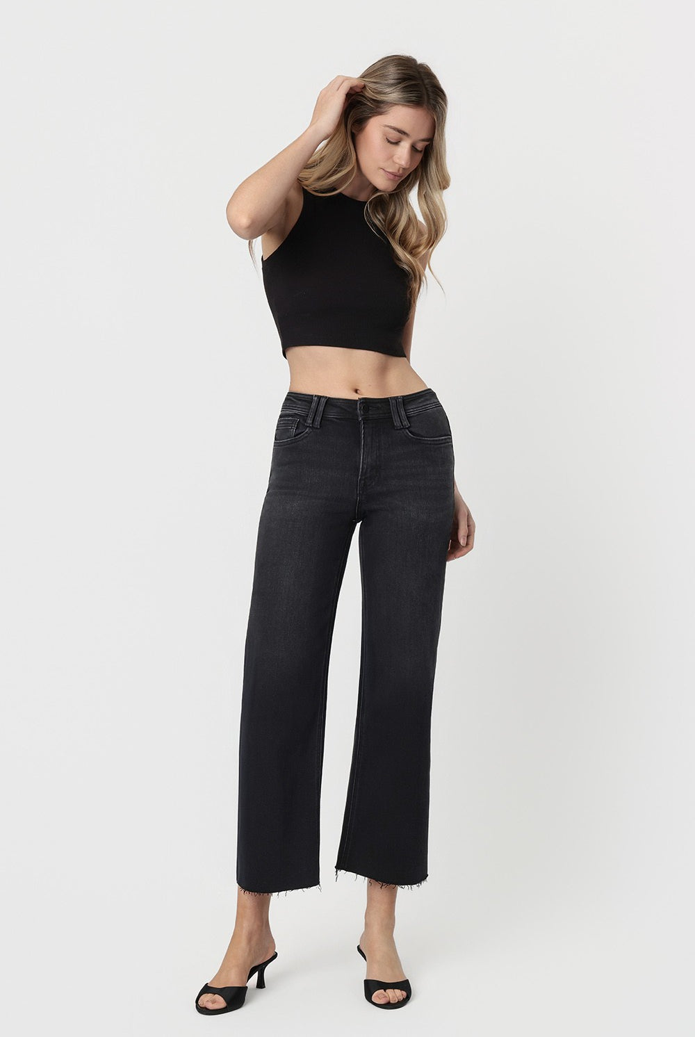 Vervet Xavier high-rise wide-leg jeans from the 146 Core Jeans collection, featuring a classic denim look and relaxed fit.
