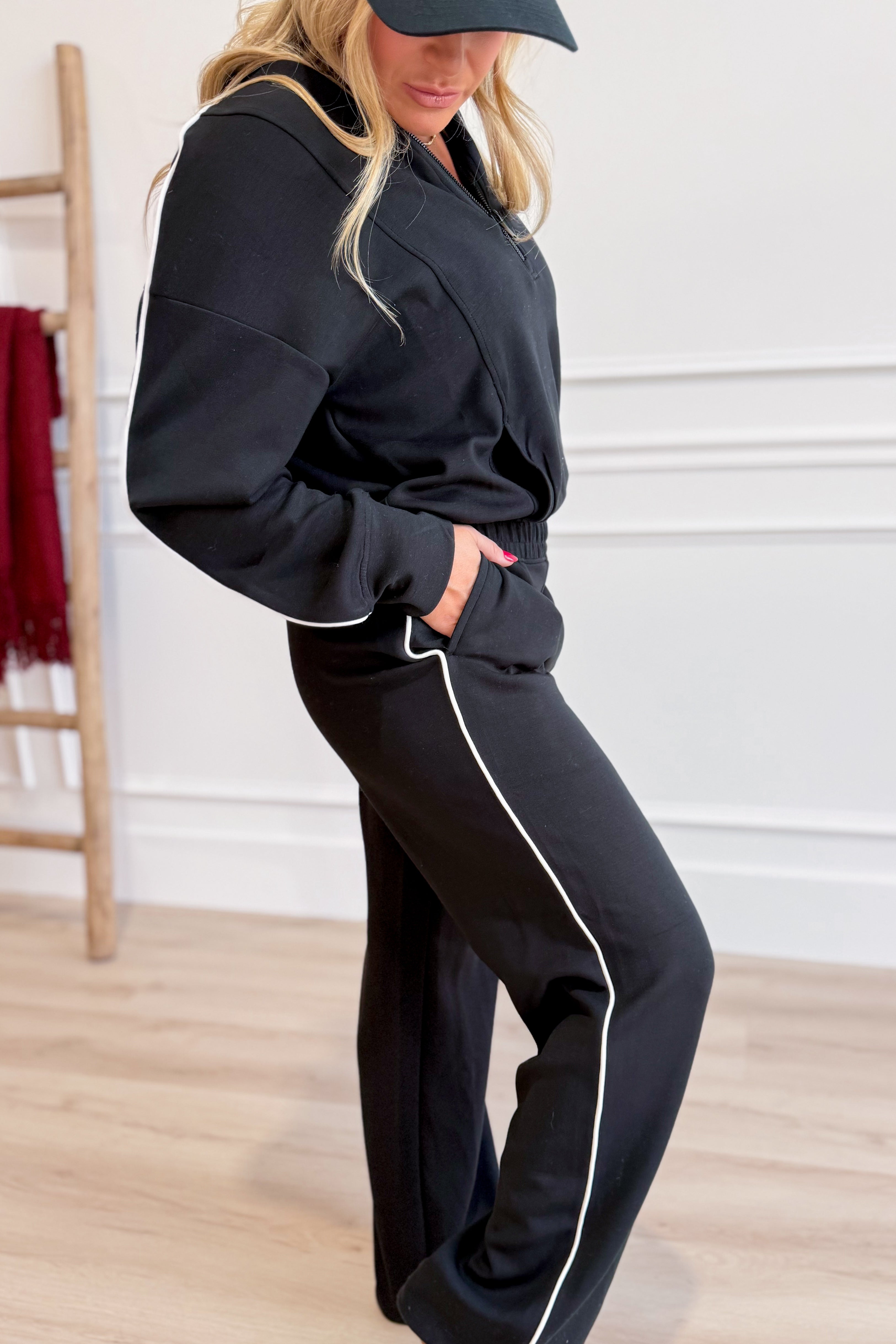 Frankie Piping Trim Pant - Be You Boutique