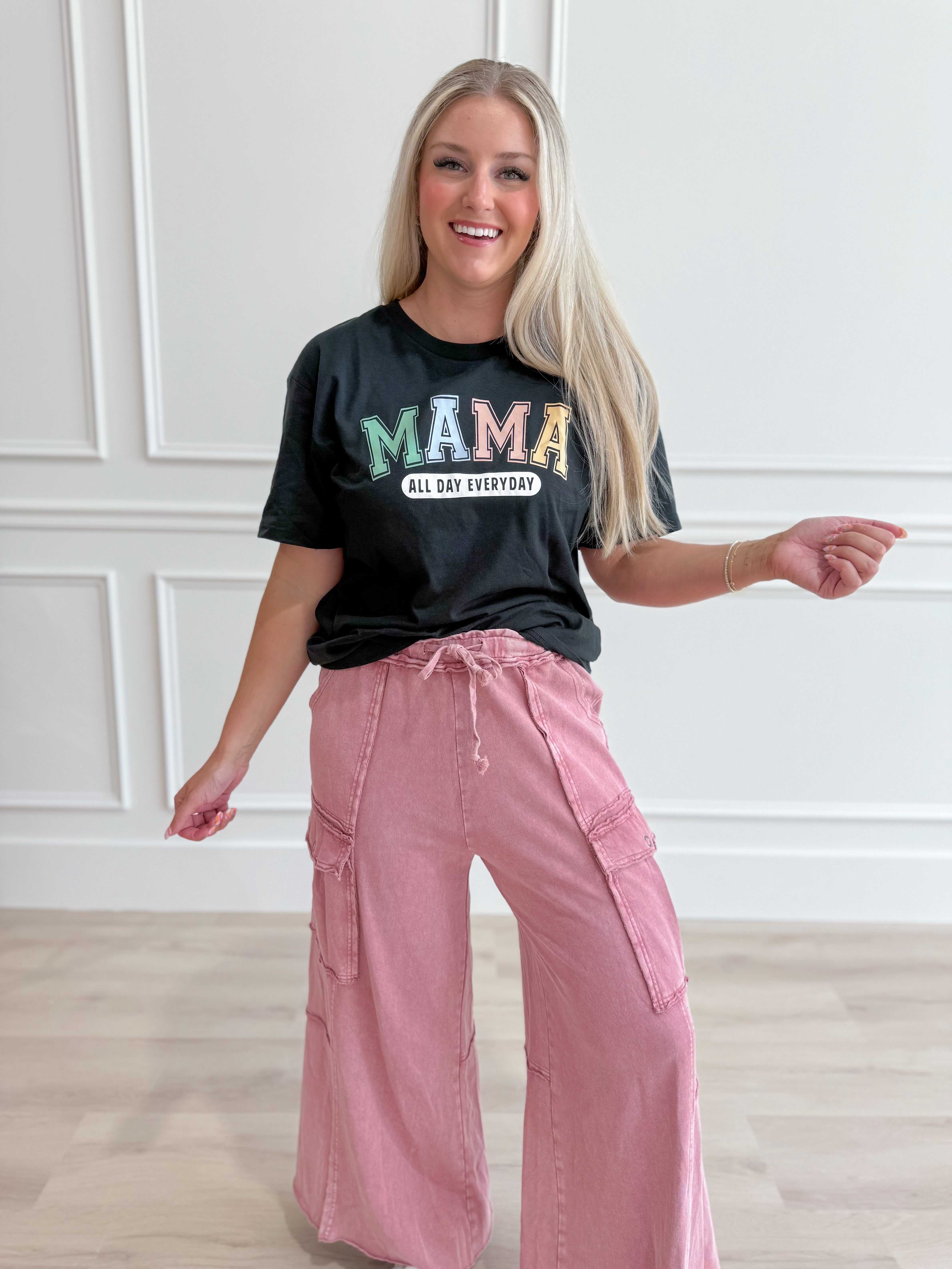 Mama All Day Everyday Graphic T-shirt - Be You Boutique