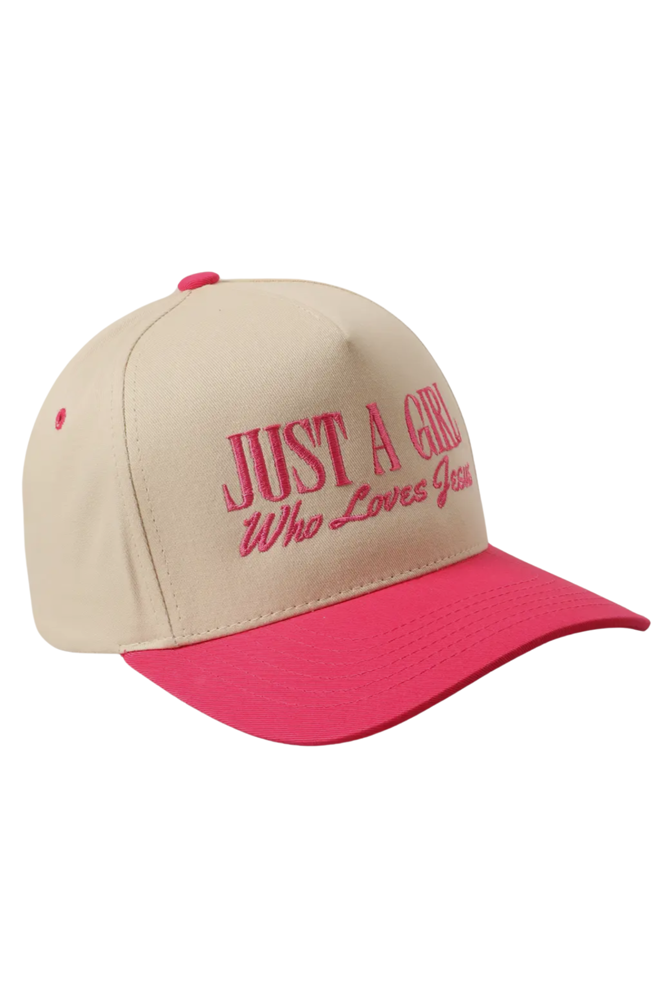 PRE ORDER Just a Girl Who Loves Jesus Trucker Hat - Be You Boutique