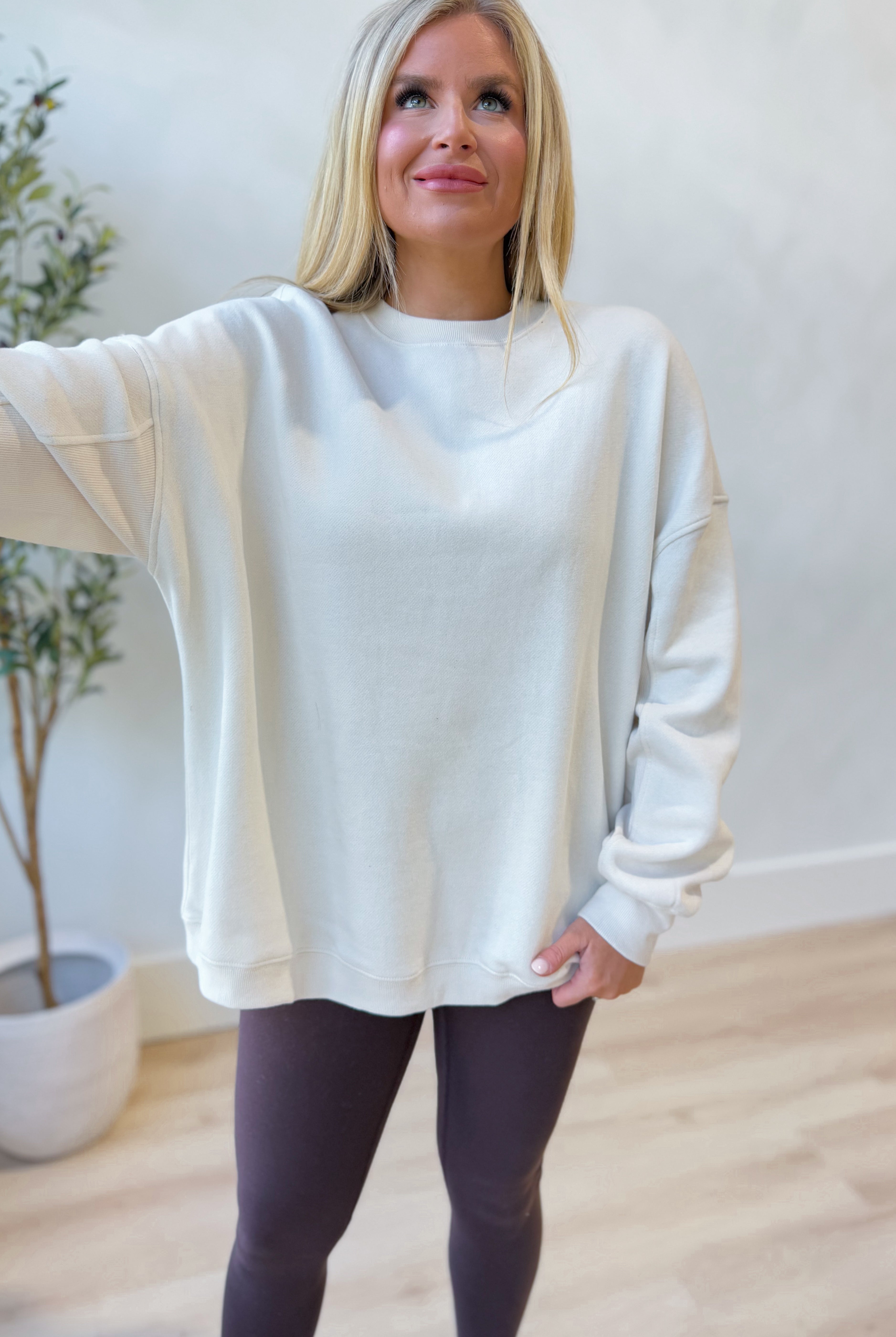Valorie Oversized Sweatshirt - Be You Boutique