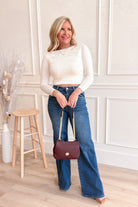 Savvy Off The Shoulder Long Sleeve Top - Be You Boutique