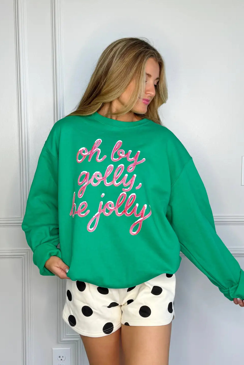 Oh By Golly Pullover Sweatshirt - Be You Boutique