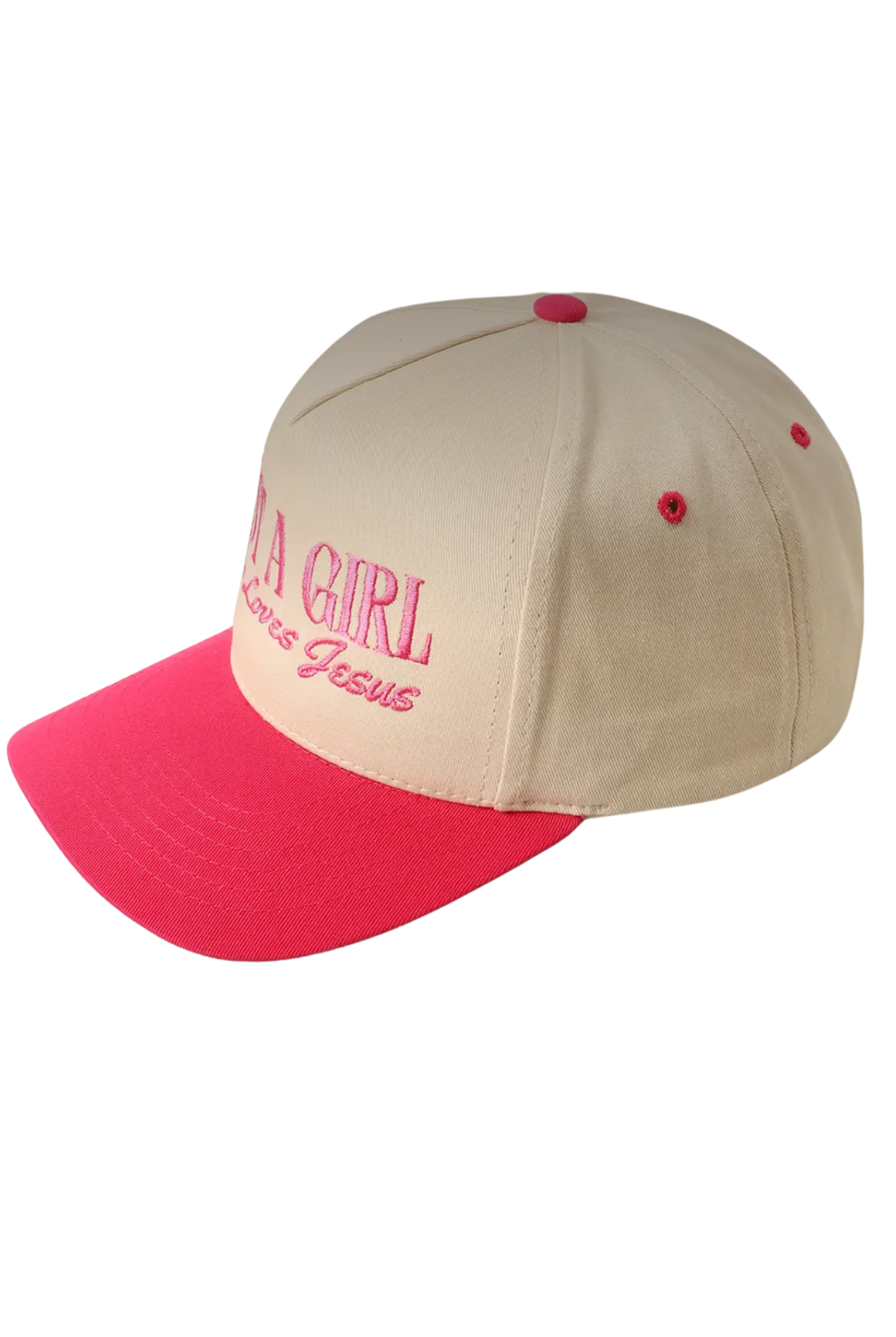 PRE ORDER Just a Girl Who Loves Jesus Trucker Hat - Be You Boutique