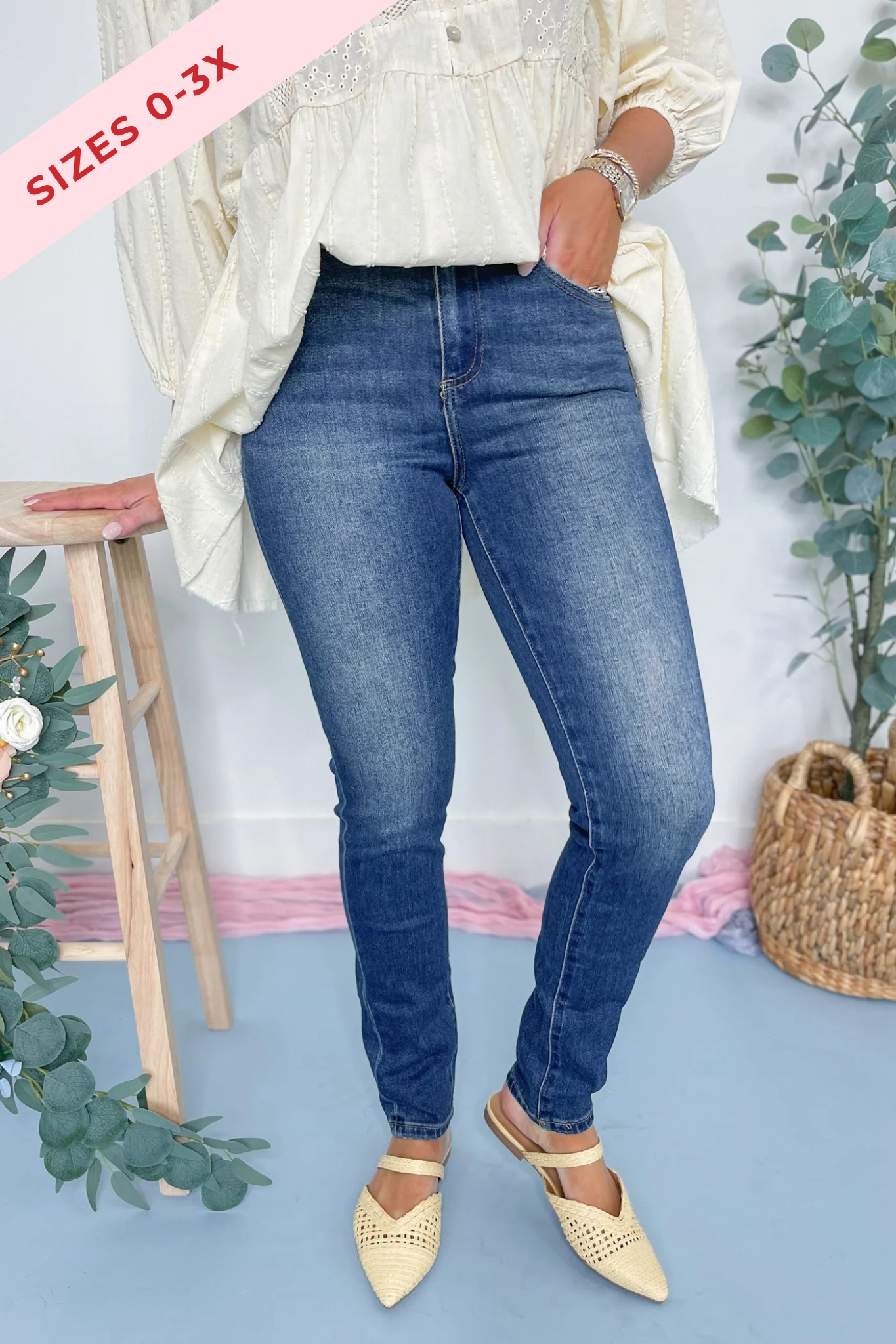 Risen Jaxon High Rise Ankle Skinny Jeans - Be You Boutique