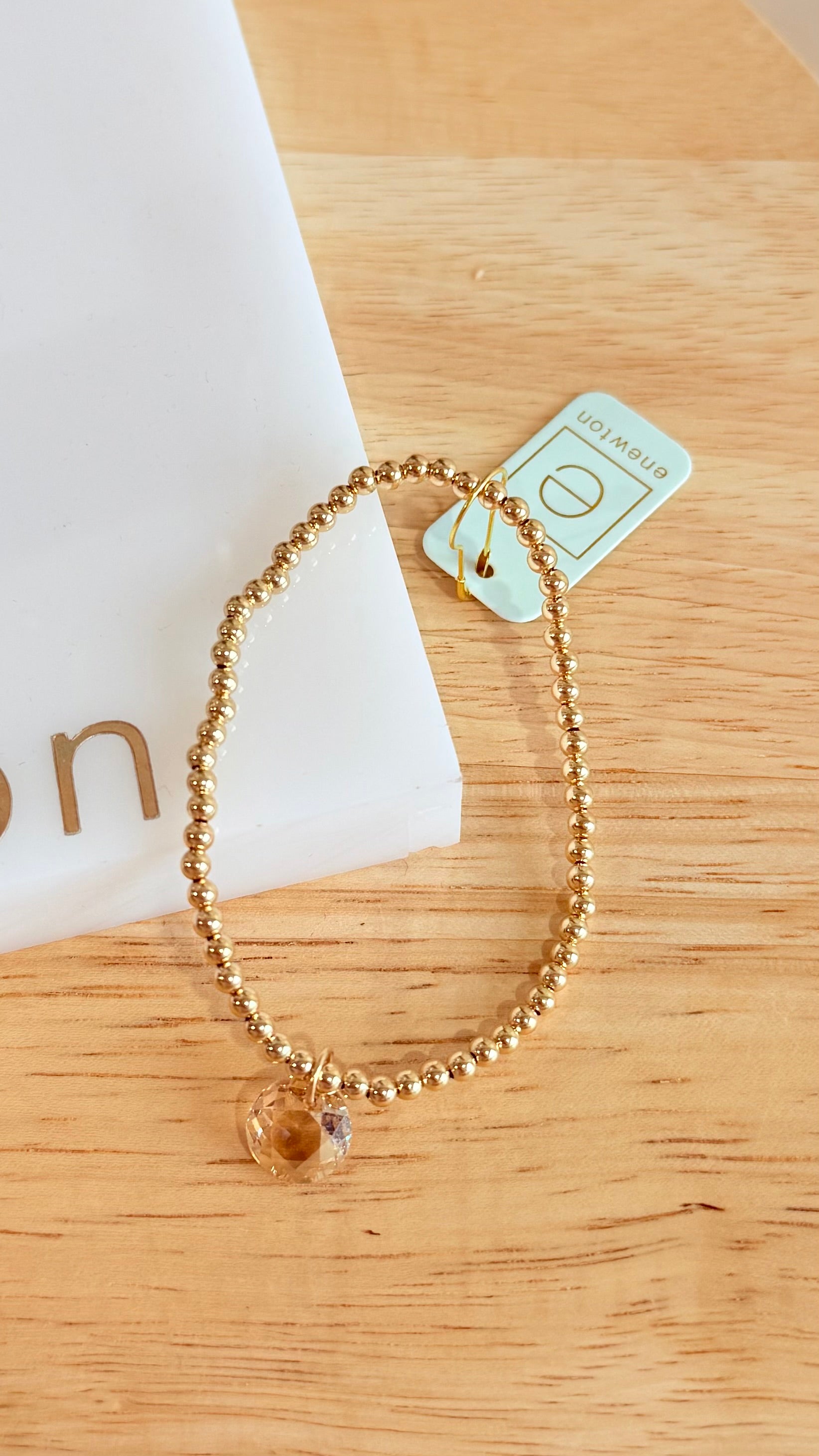 Enewton 3mm classic birthstone bracelet with colorful gemstones and silver chain, elegant jewelry accessory.